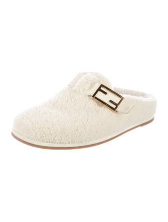 Fendi Shearling Mules