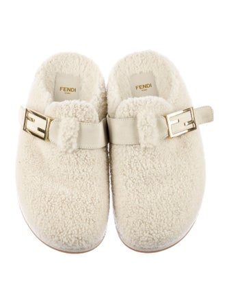 Fendi Shearling Mules