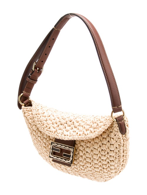 Fendi Raffia Shoulder Bag