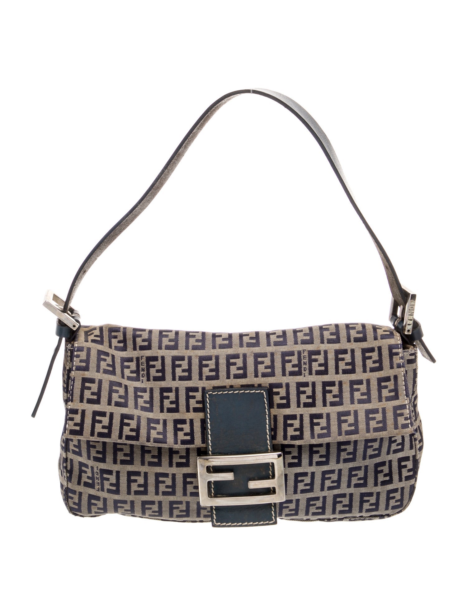 Fendi Zucchino FF Shoulder Bag
