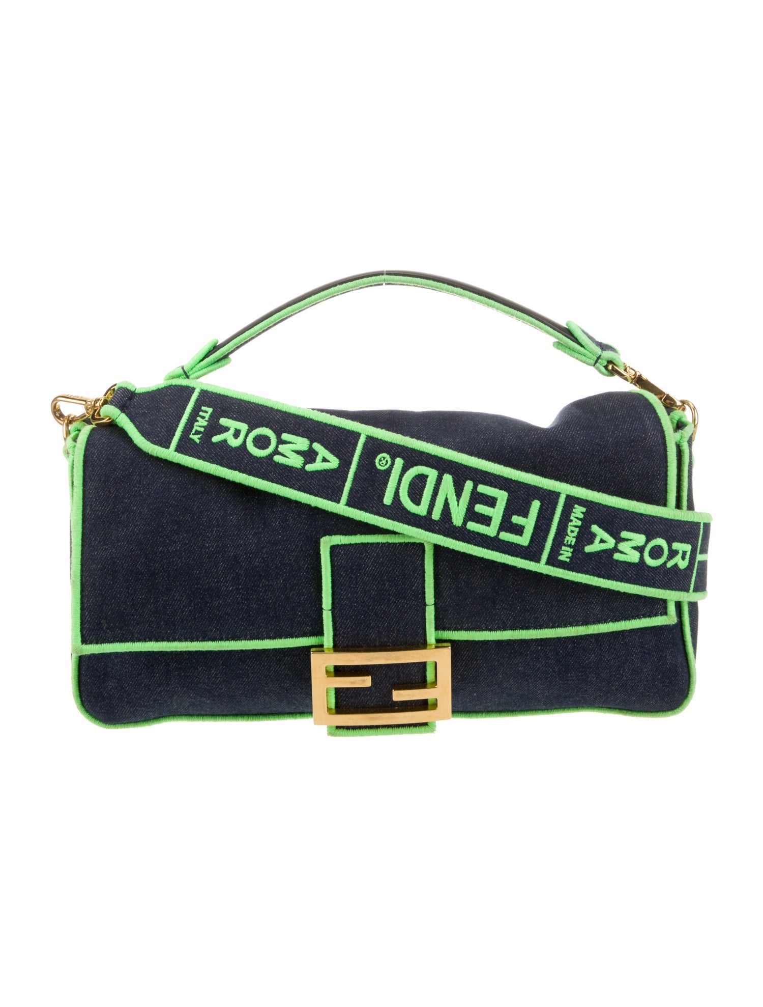 Fendi Denim Baguette