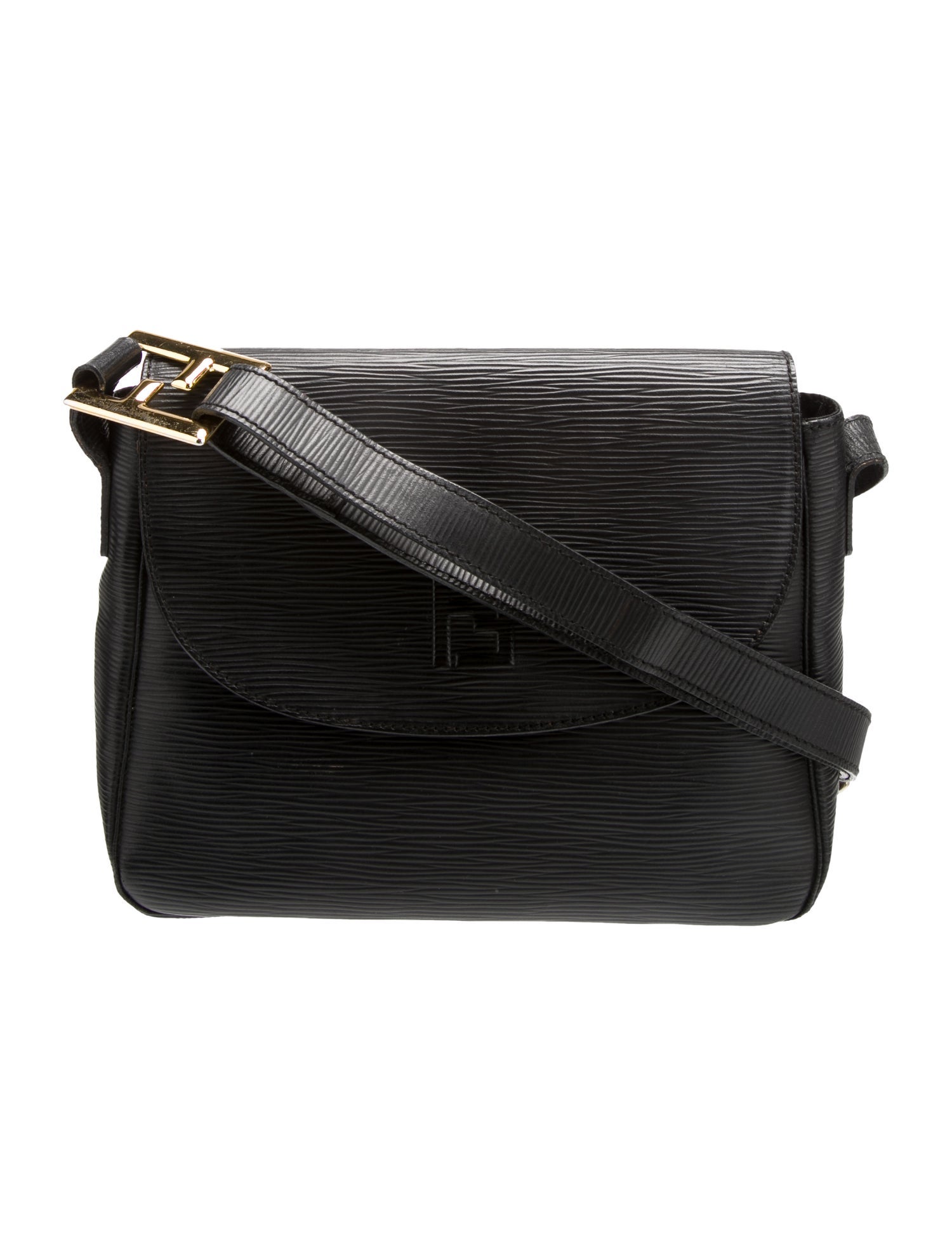 Fendi Leather Shoulder Bag Vintage