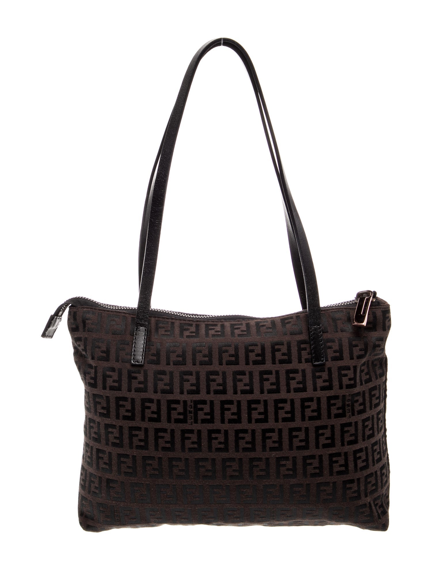 Fendi Zucchino FF Shoulder Bag