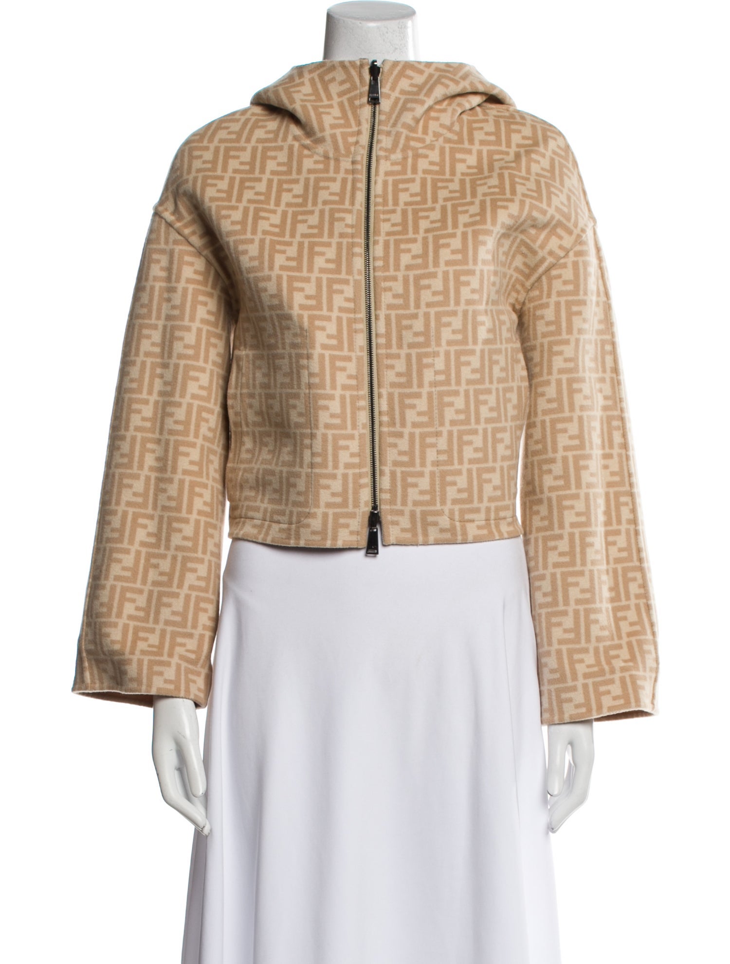Fendi Virgin Wool Printed Jacket