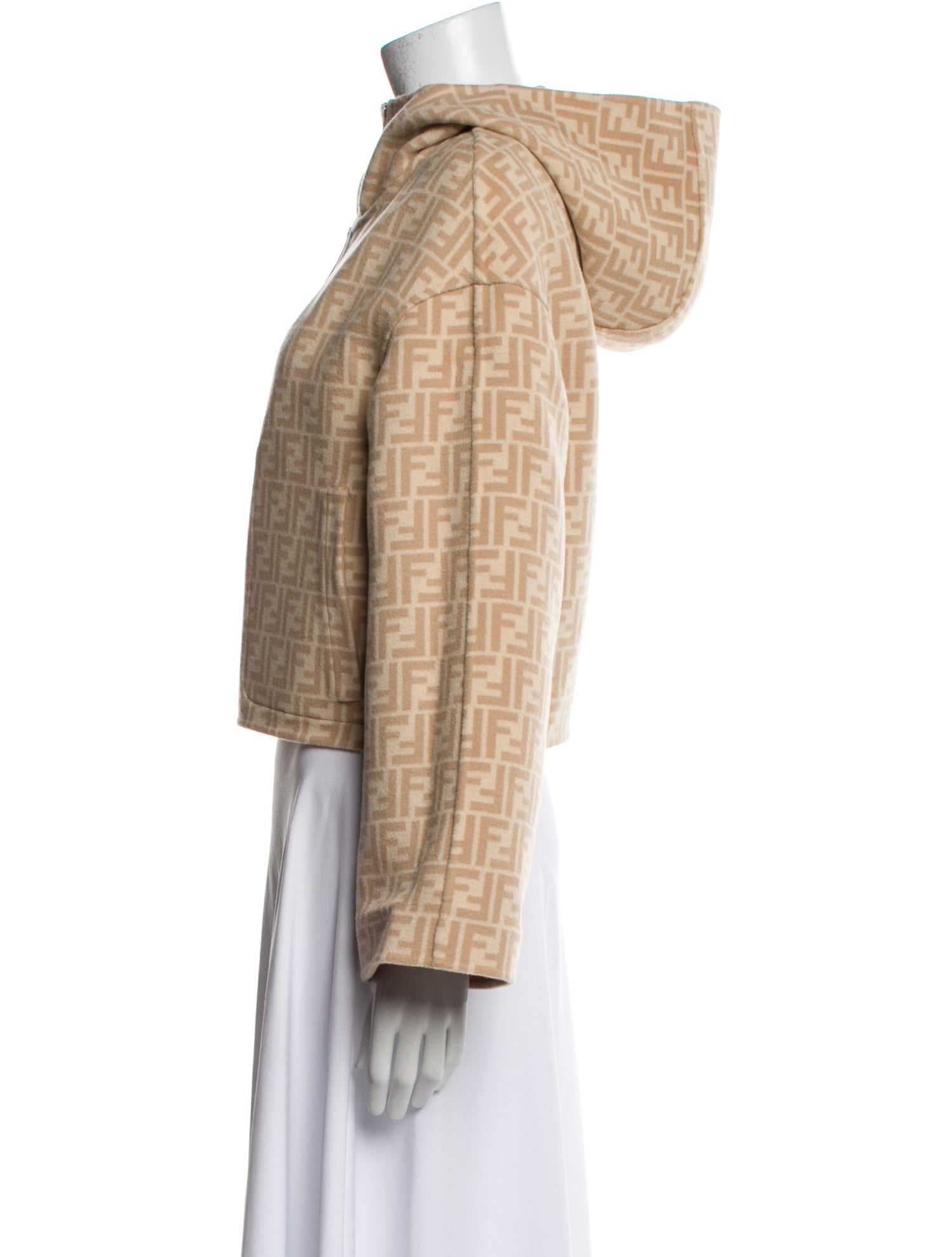 Fendi Virgin Wool Printed Jacket