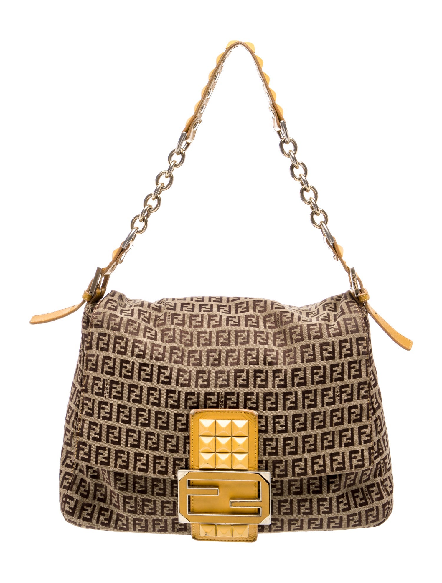 Fendi Zucca FF Shoulder Bag