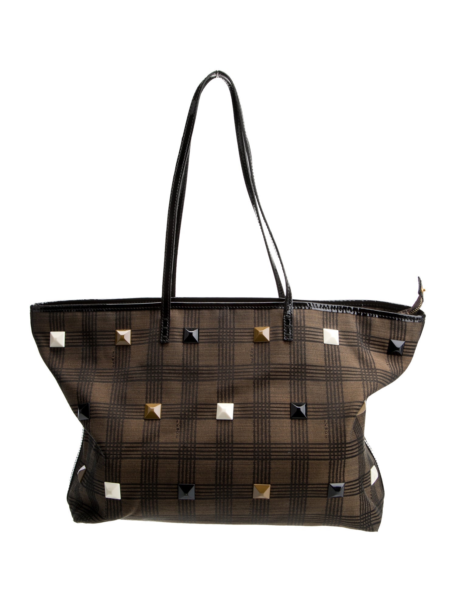 Fendi Zucchino FF Roll Tote