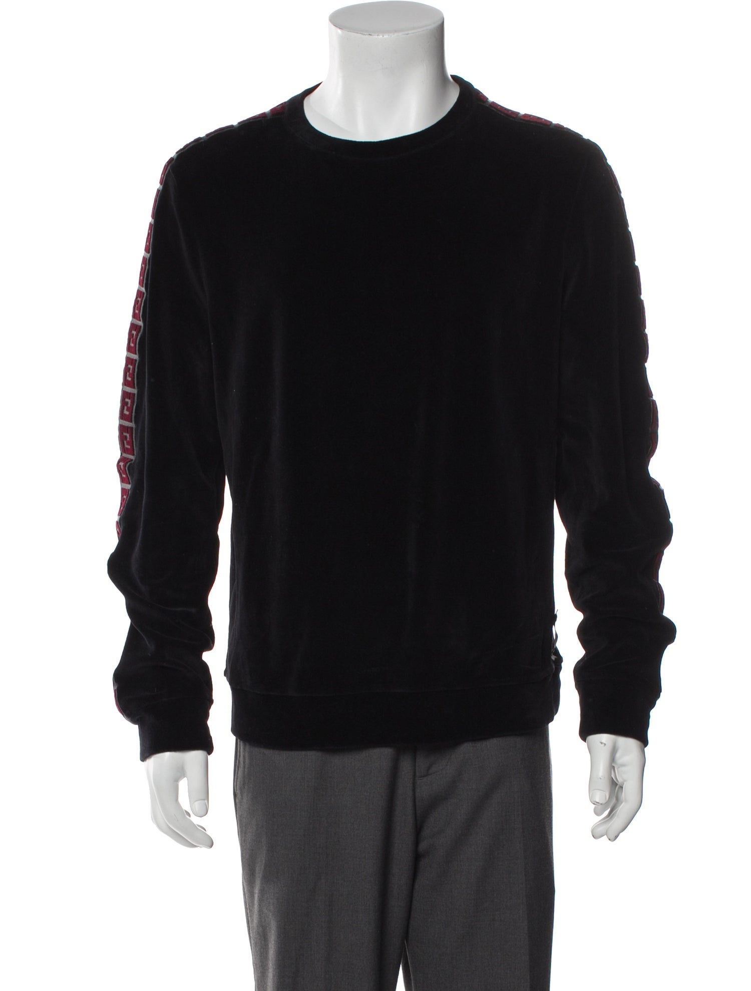 Fendi Zucca FF Logo Crew Neck Pullover