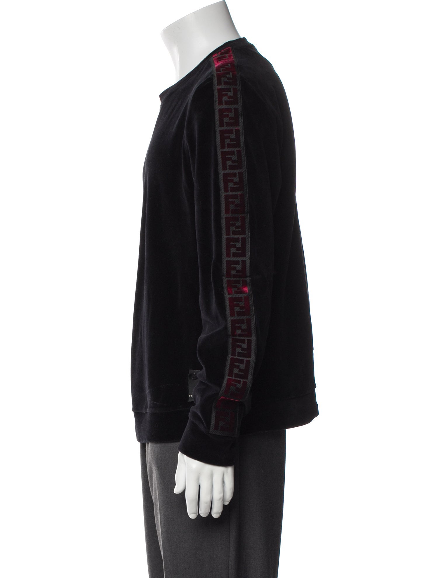 Fendi Zucca FF Logo Crew Neck Pullover