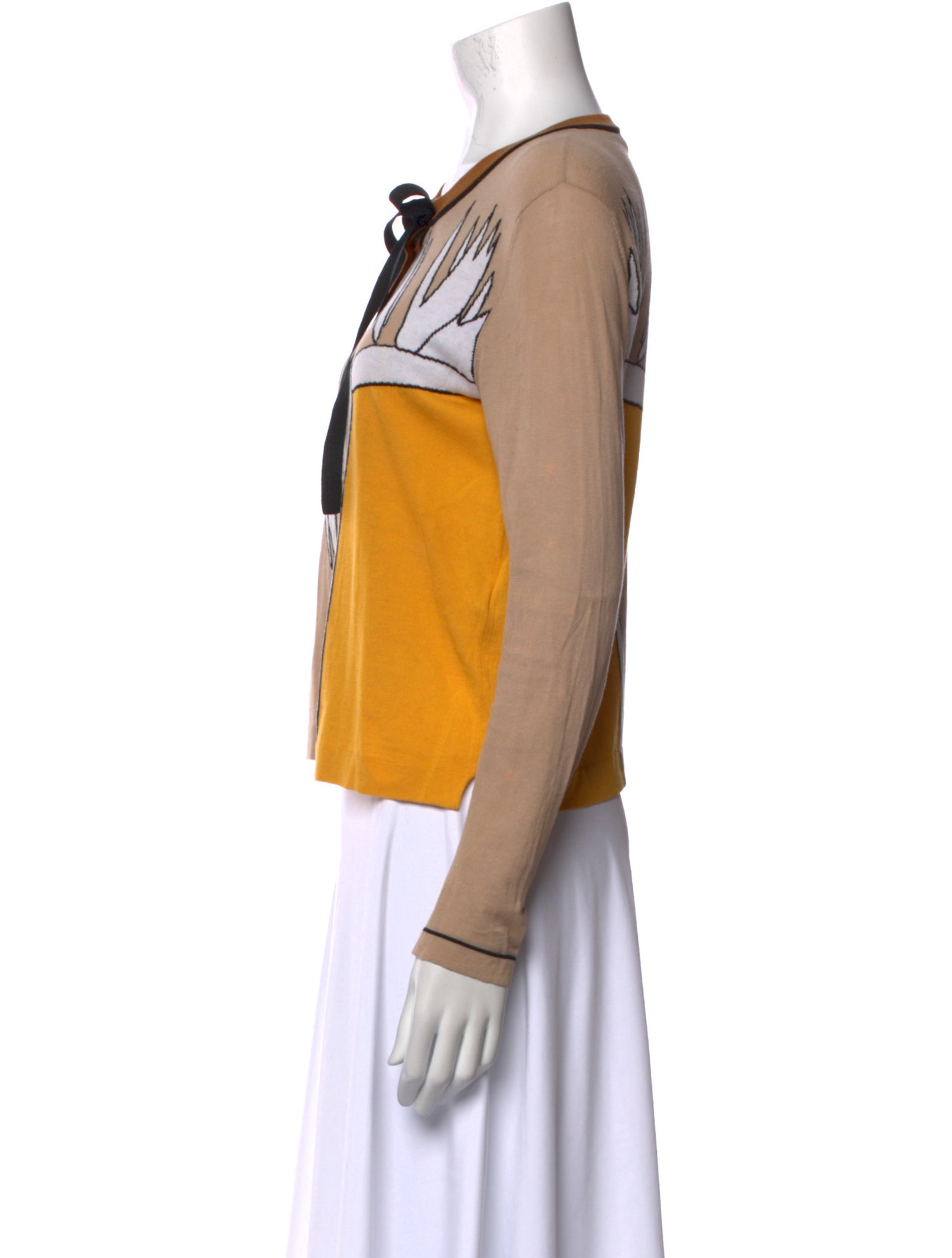 Fendi Printed Scoop Neck Sweater w/ Tags