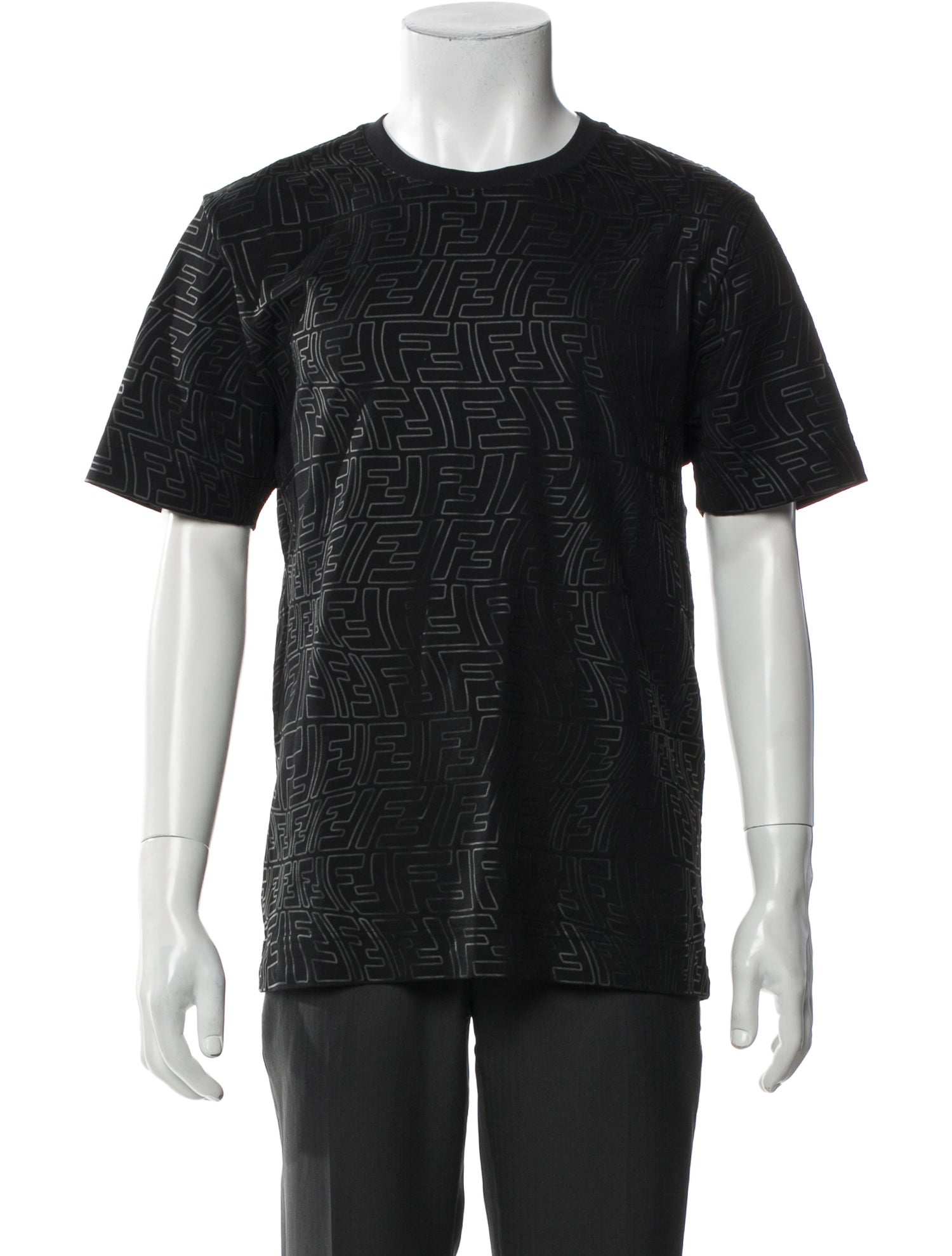 Fendi Printed Crew Neck T-Shirt