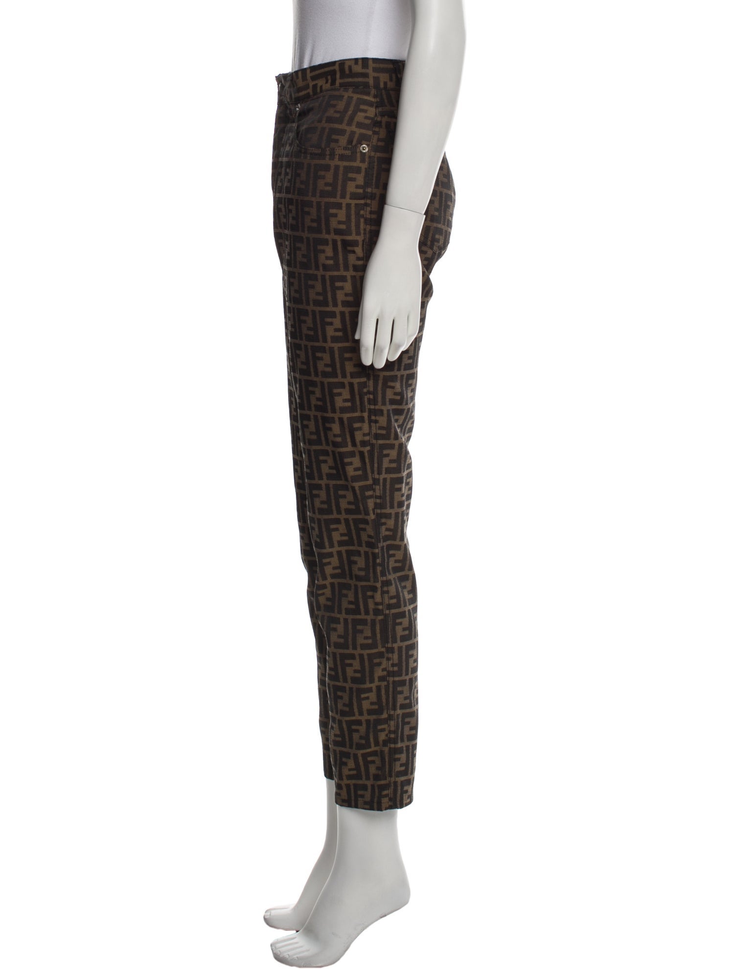 Fendi Vintage Straight Leg Pants