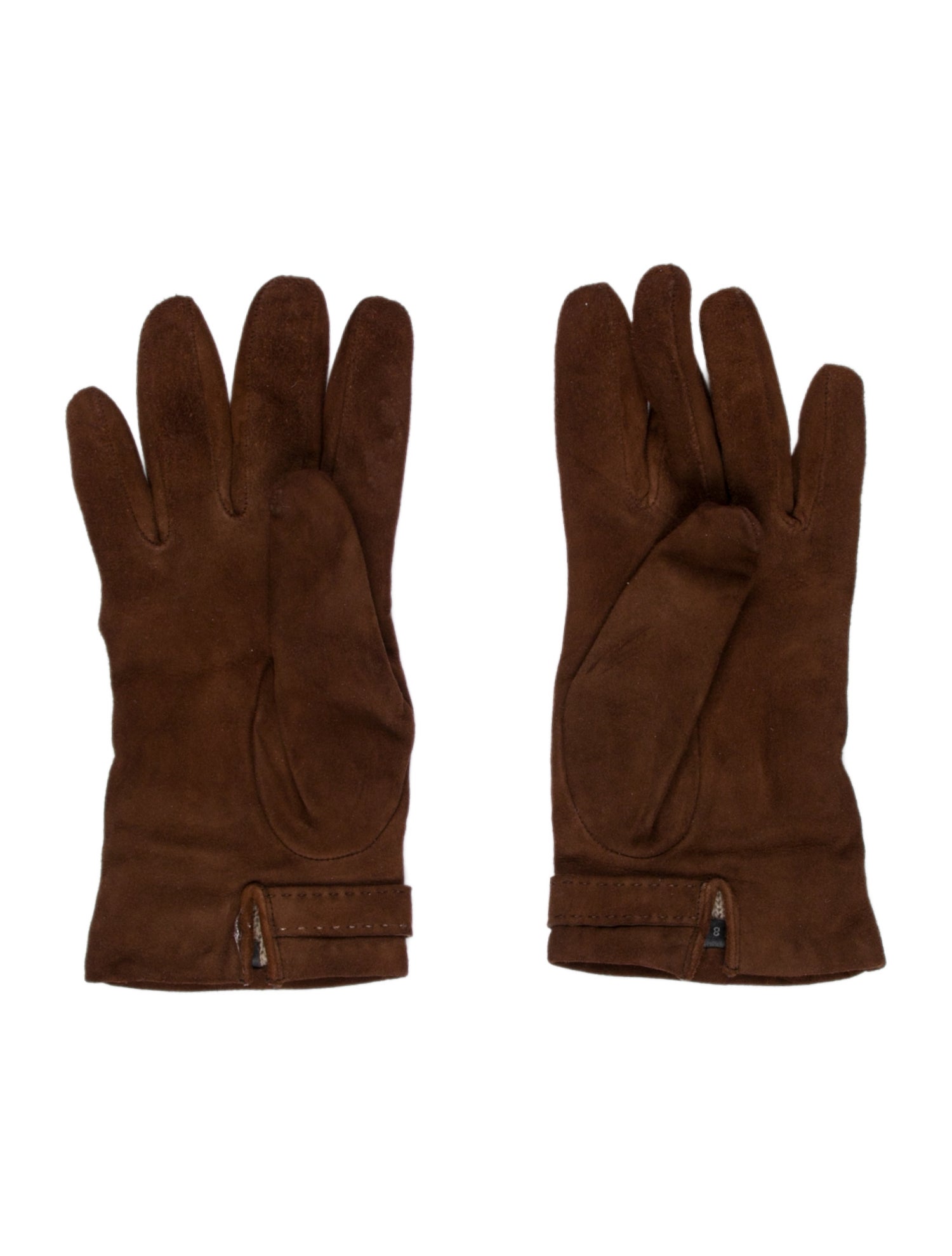 Fendi Suede Gloves