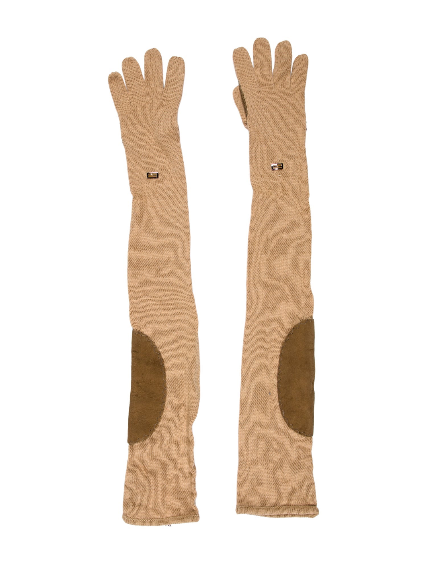 Fendi Knit Long Gloves w/Tags