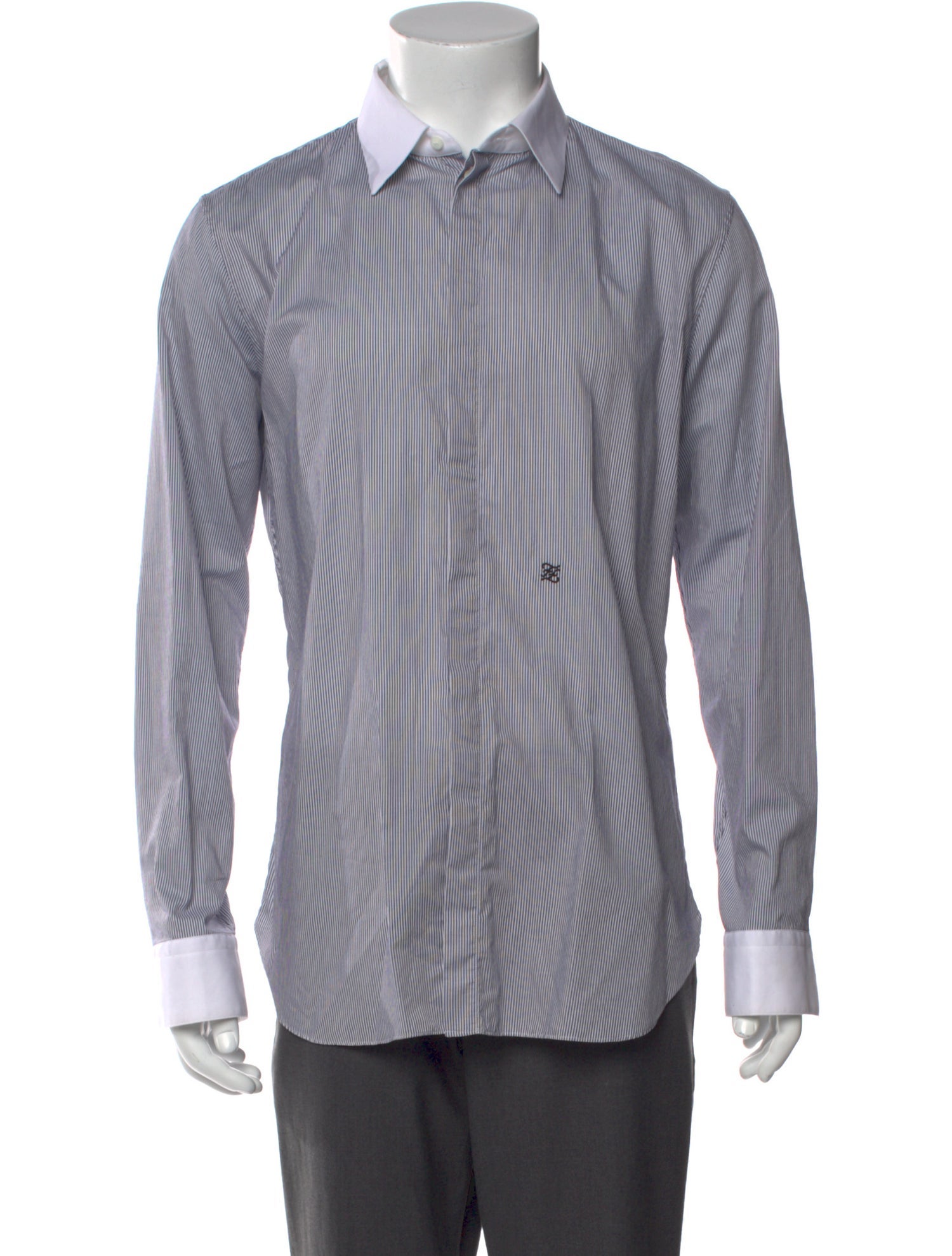 Fendi Striped Long Sleeve Shirt