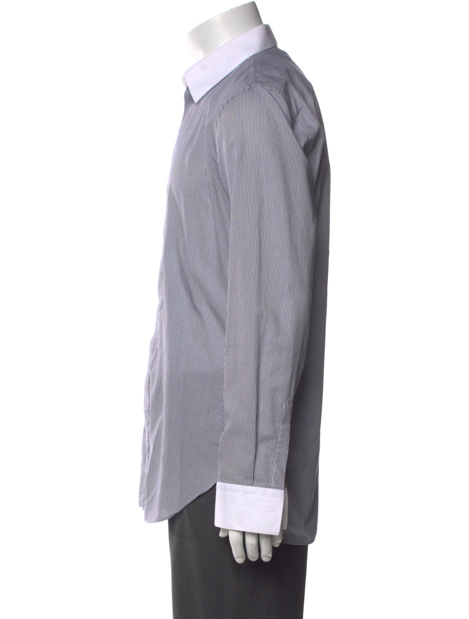 Fendi Striped Long Sleeve Shirt