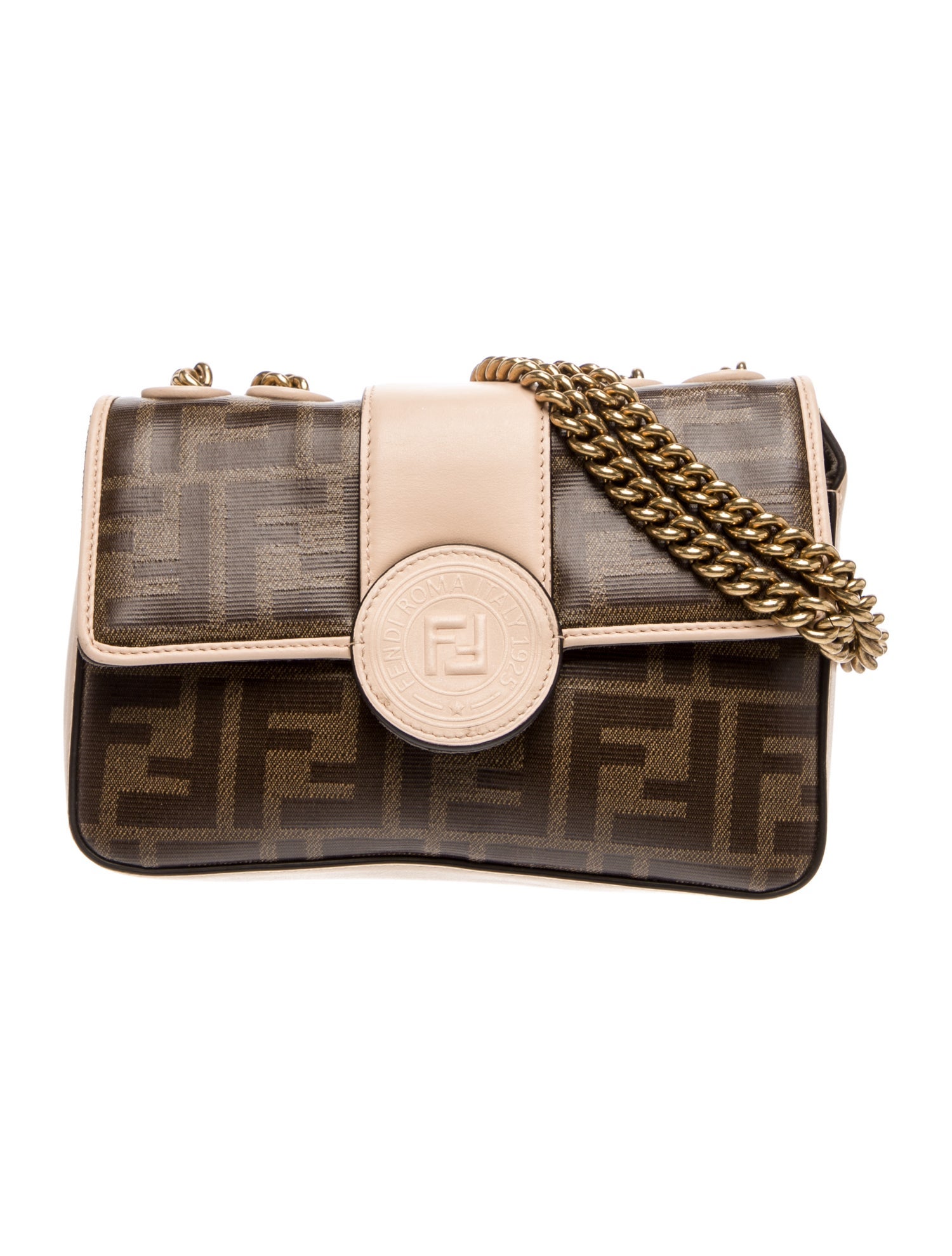 Fendi Zucca FF Shoulder Bag