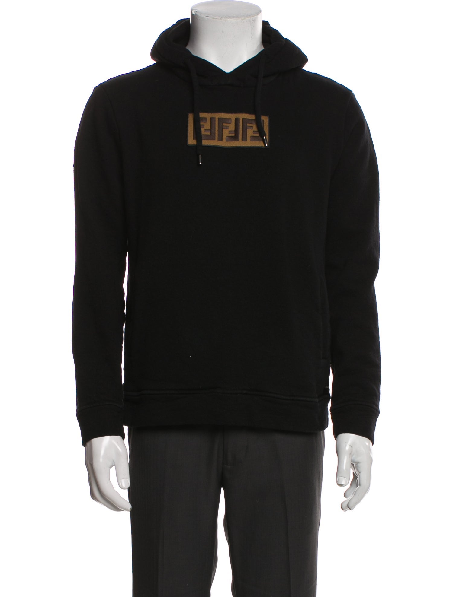 Fendi Zucca FF Logo Graphic Print Hoodie