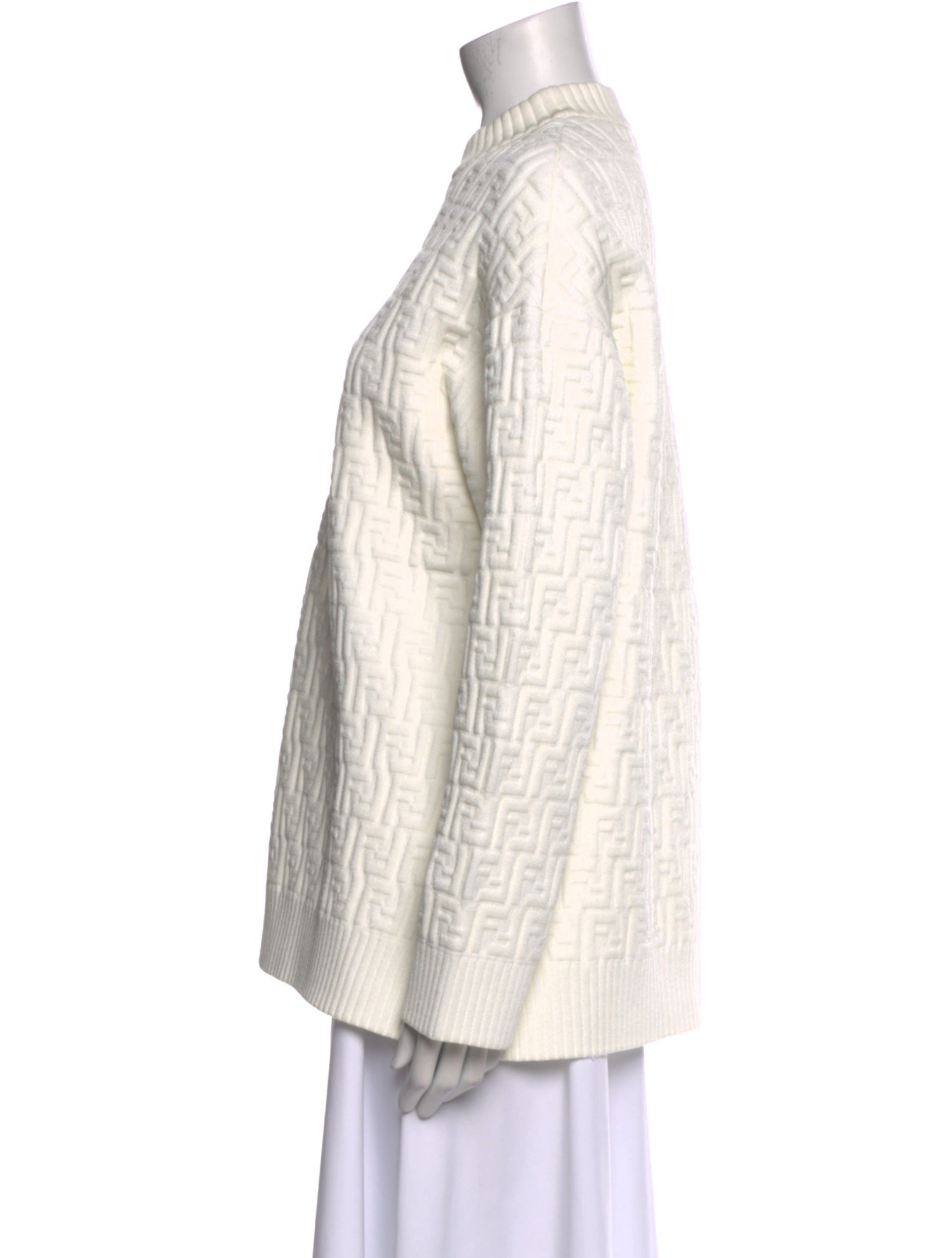 Fendi Mock Neck Sweater