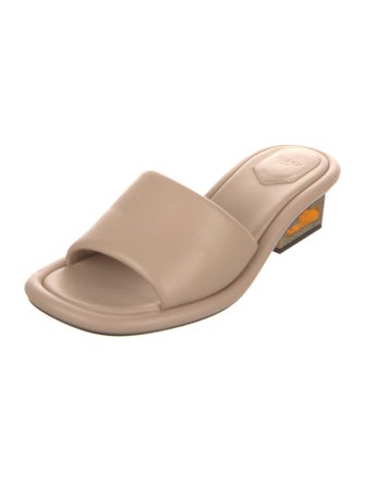 Fendi Leather Slides