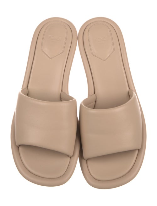 Fendi Leather Slides