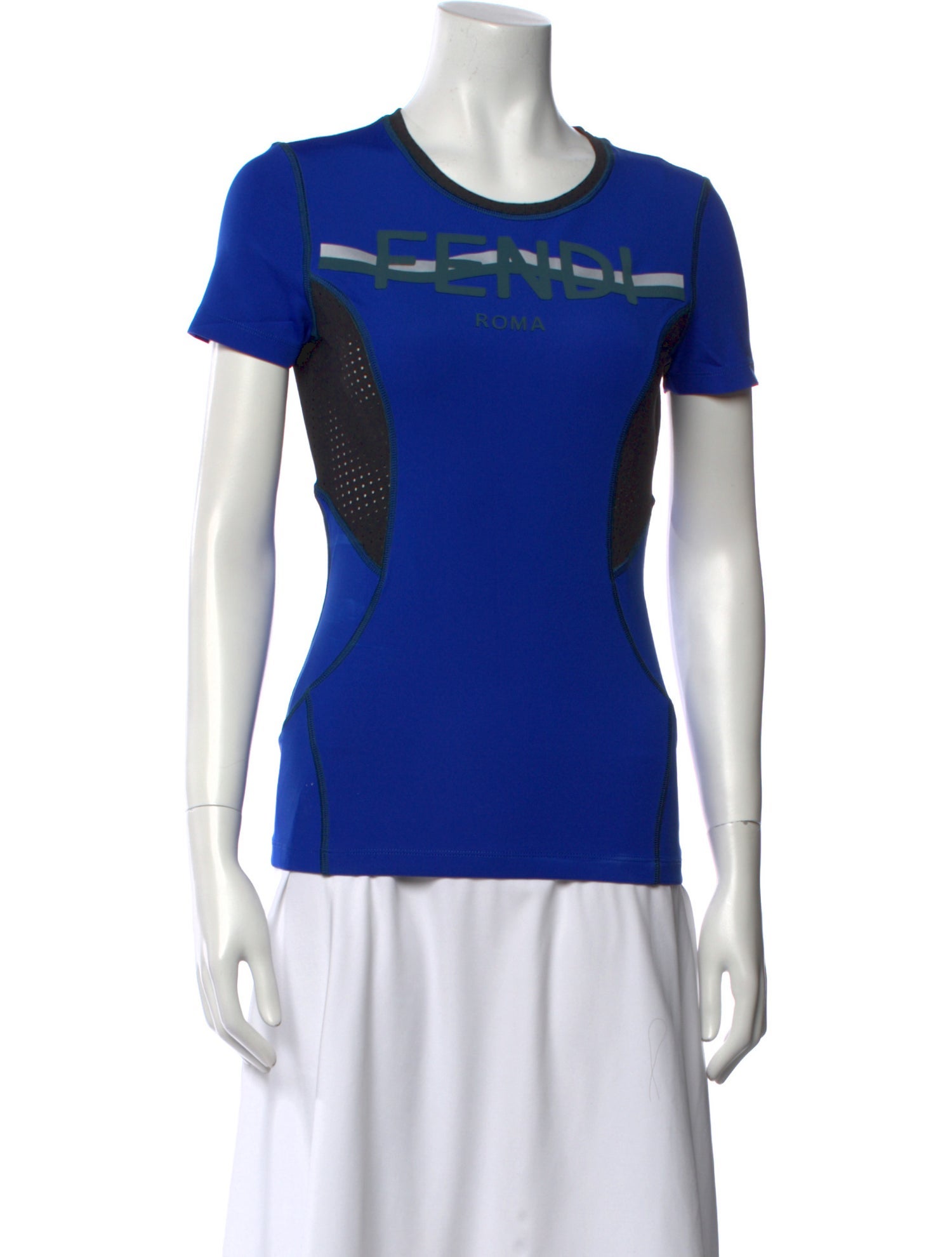 Fendi Graphic Print Crew Neck T-Shirt