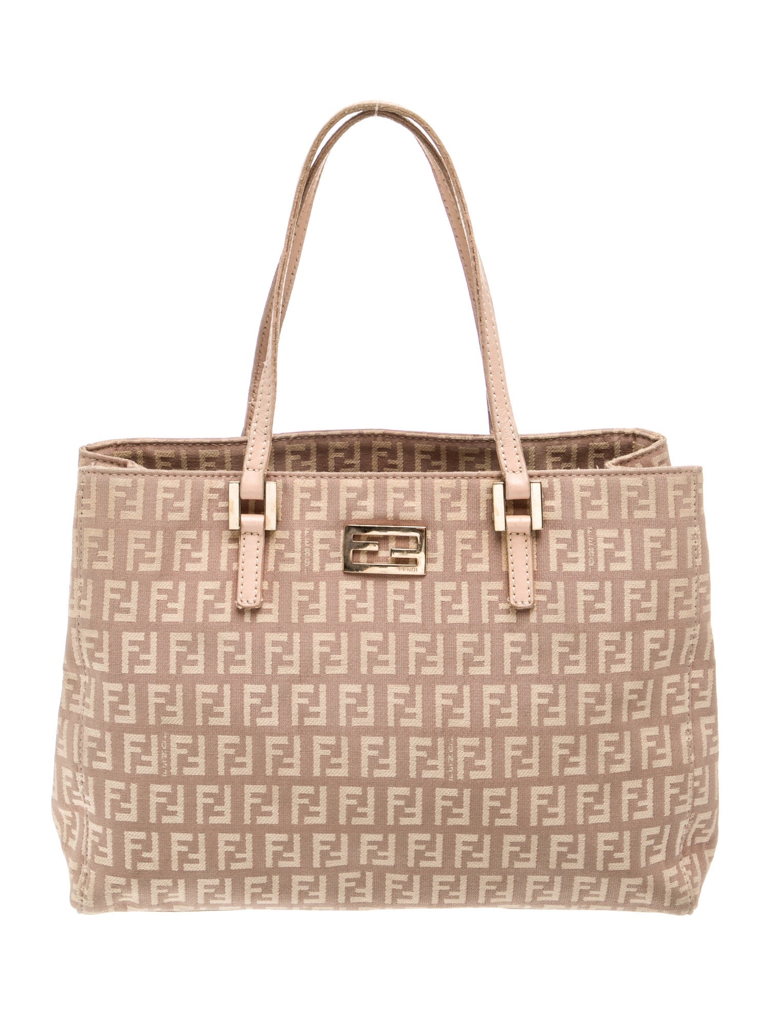 Fendi Zucchino FF Tote Vintage