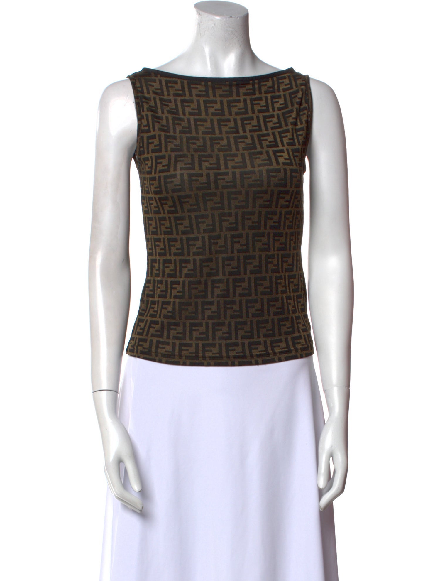 Fendi Vintage 1990's Crop Top