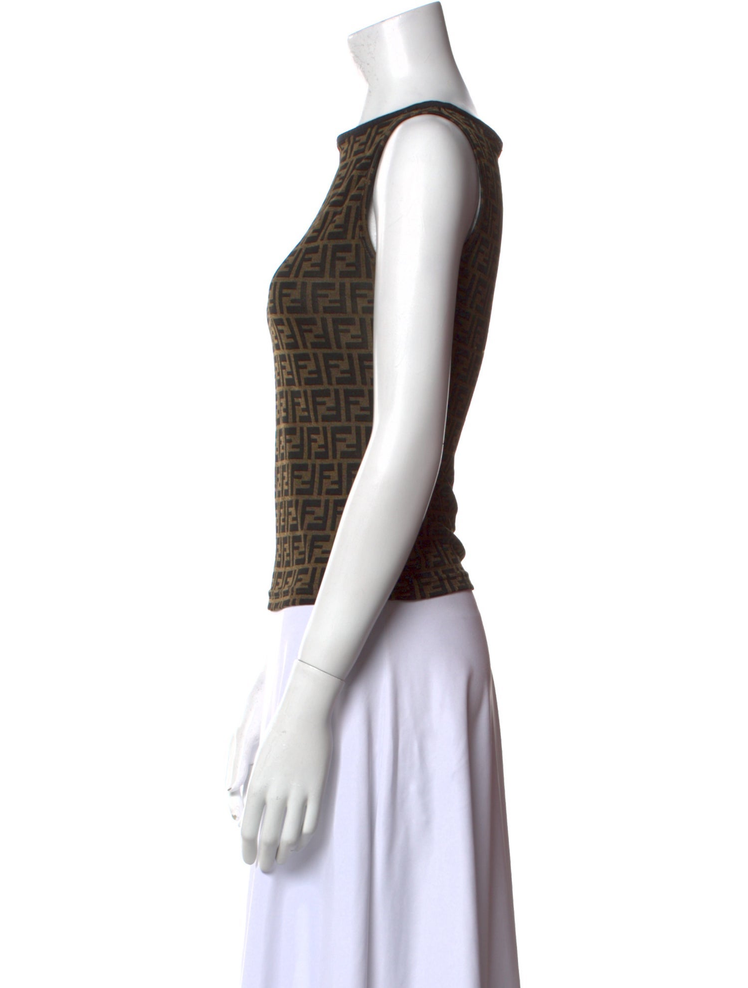 Fendi Vintage 1990's Crop Top