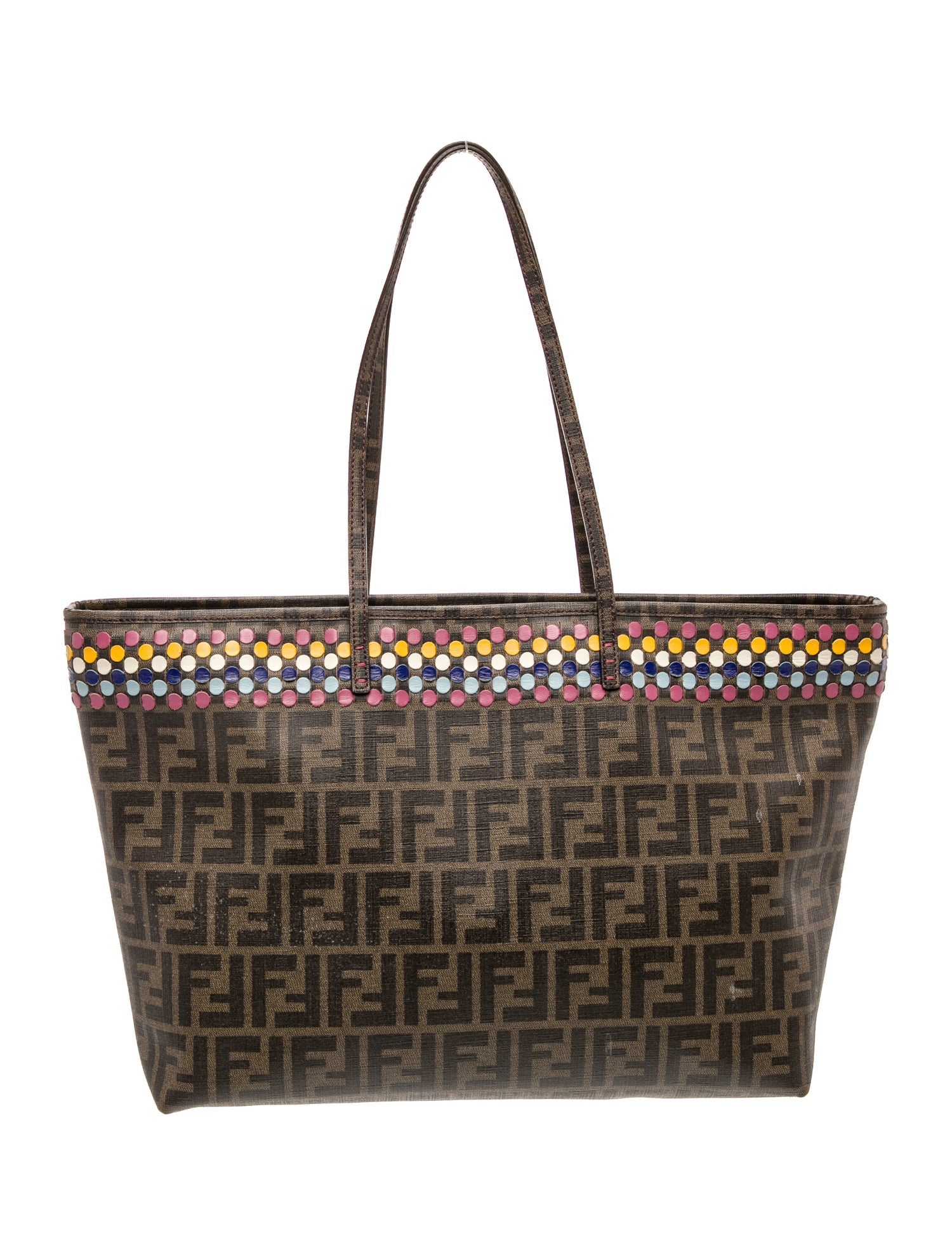 Fendi Zucca FF Roll Tote