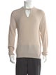 Fendi Virgin Wool Crew Neck Pullover
