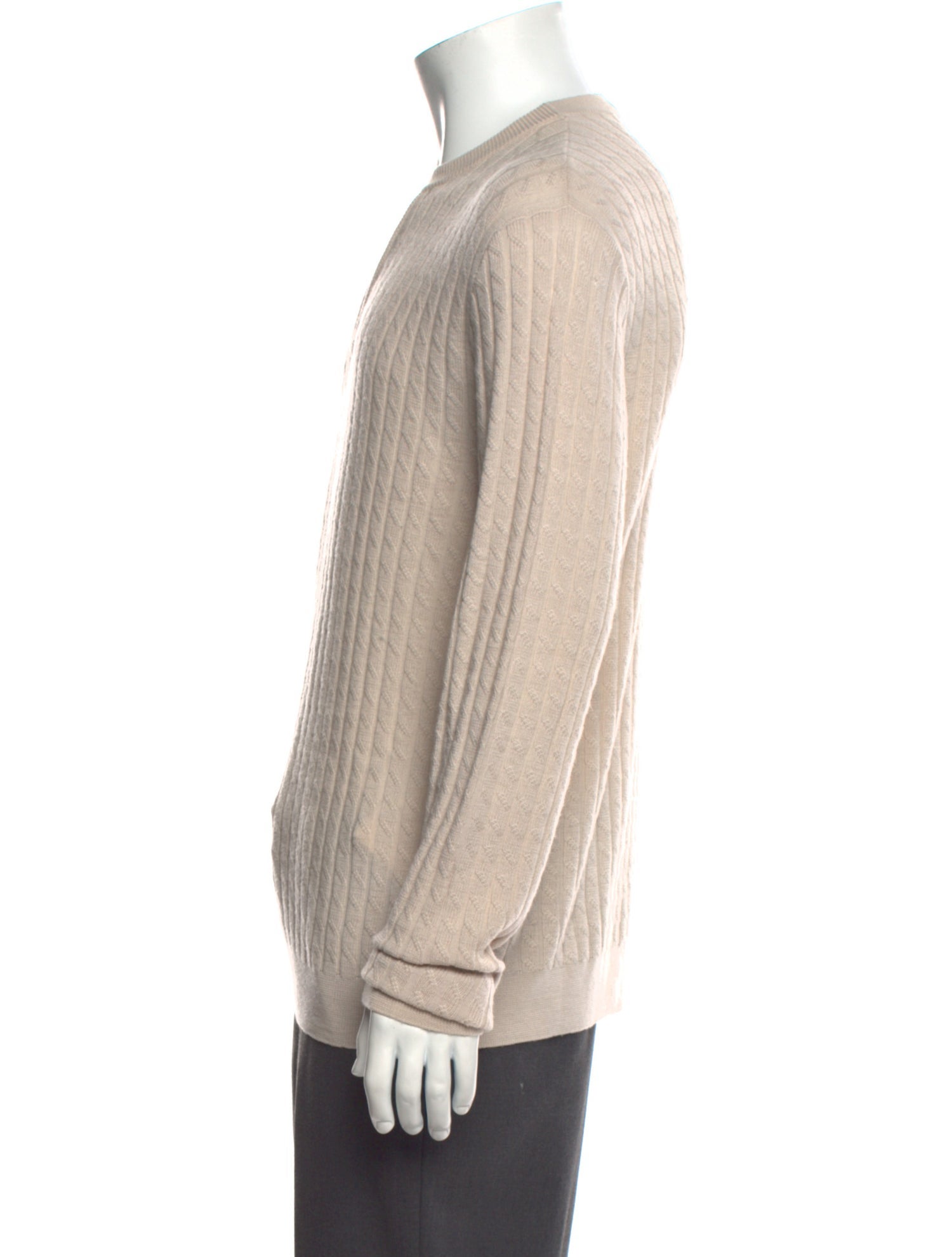 Fendi Virgin Wool Crew Neck Pullover