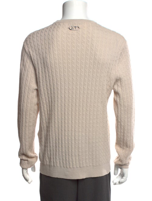 Fendi Virgin Wool Crew Neck Pullover