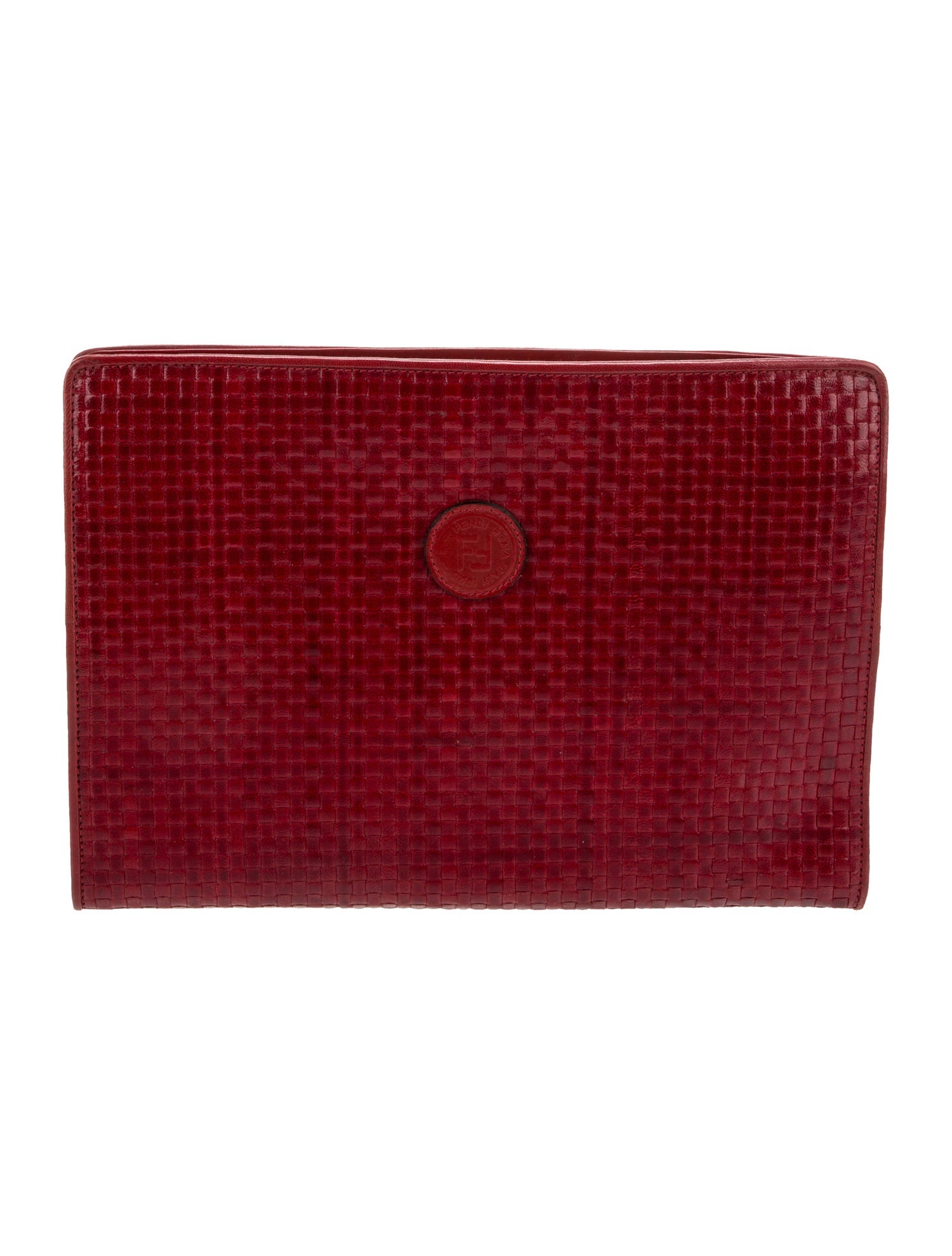 Fendi Zucca FF Portfolio Vintage