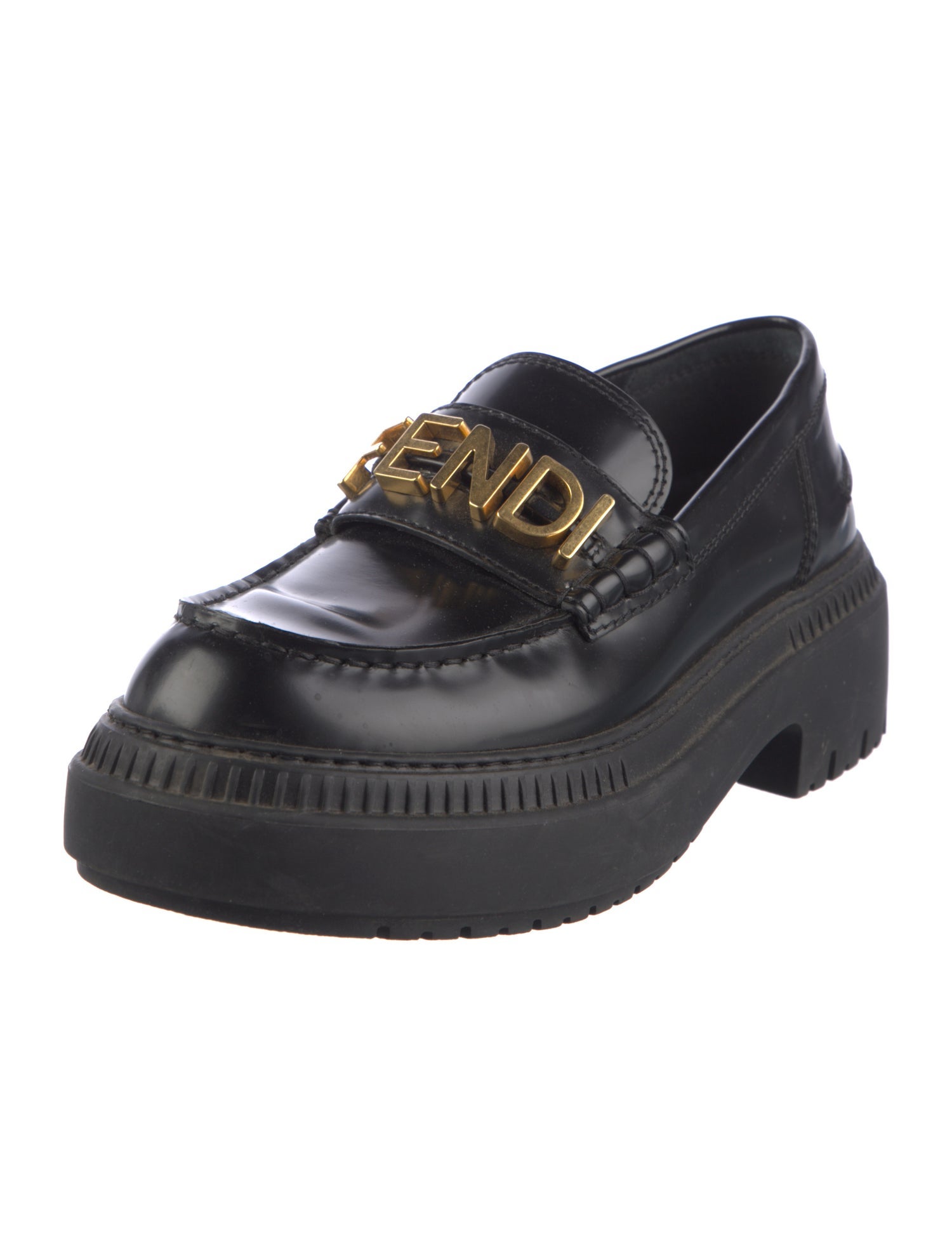 Fendi Leather Loafers