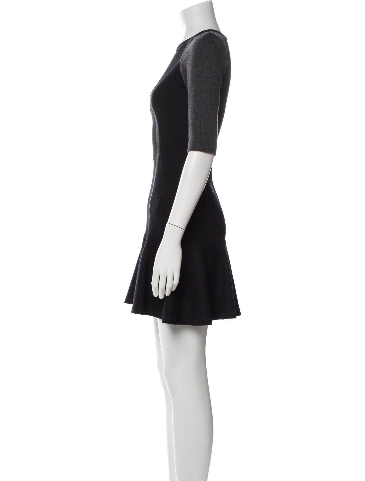 Fendi Virgin Wool Mini Dress