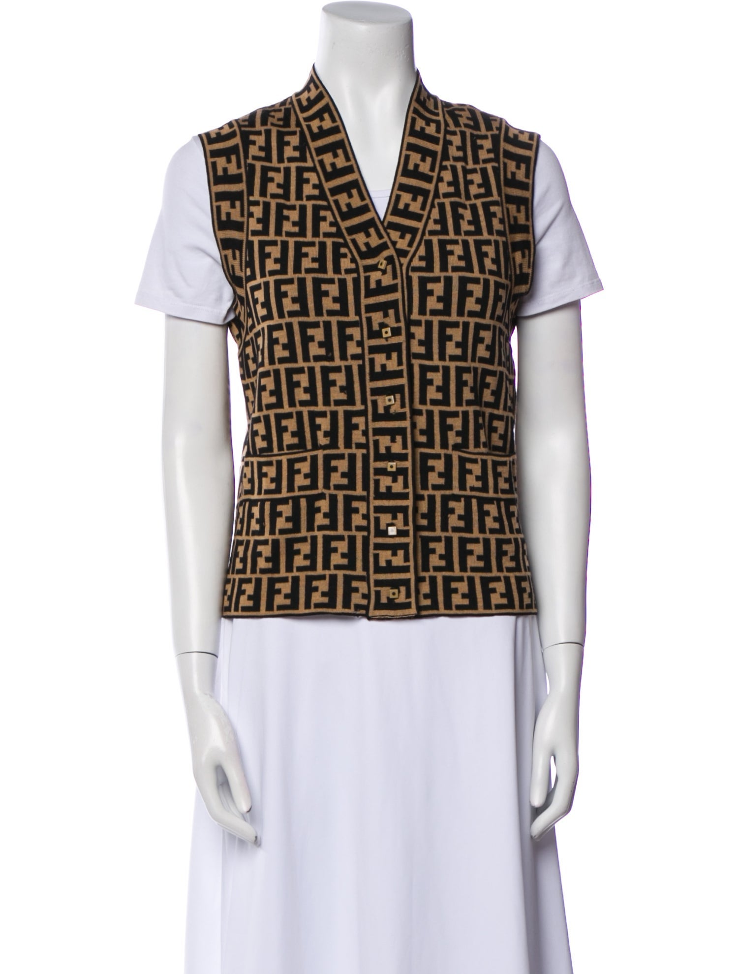 Fendi Vintage Late 1980's - Early 1990's Sweater