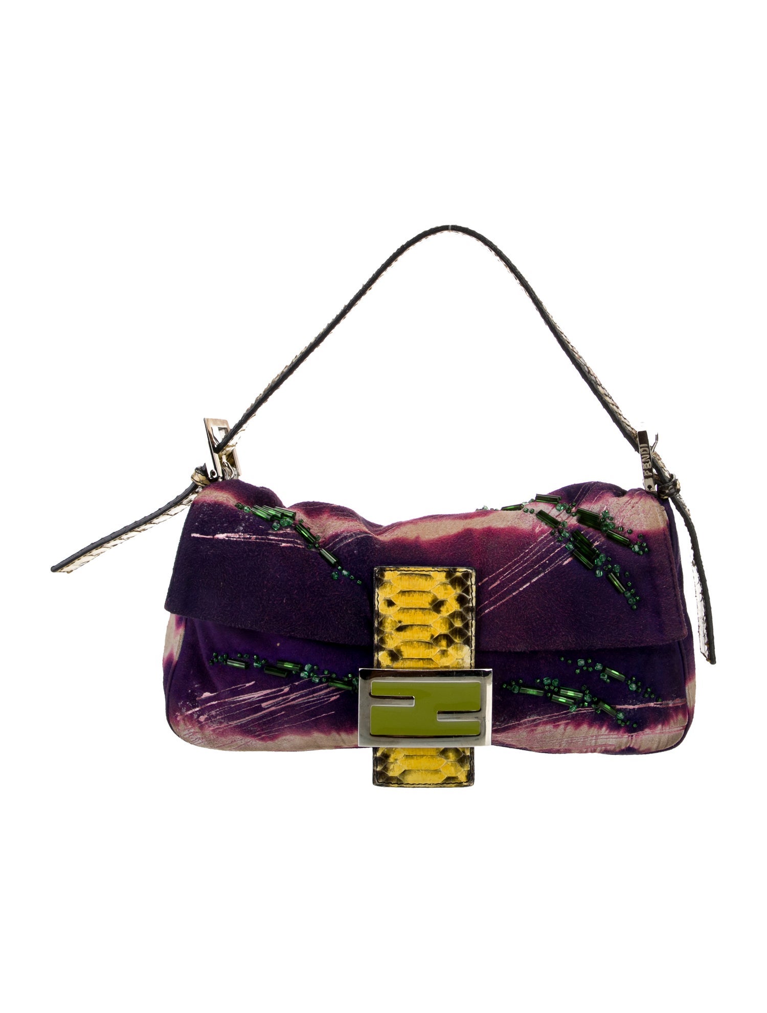 Fendi Silk Baguette