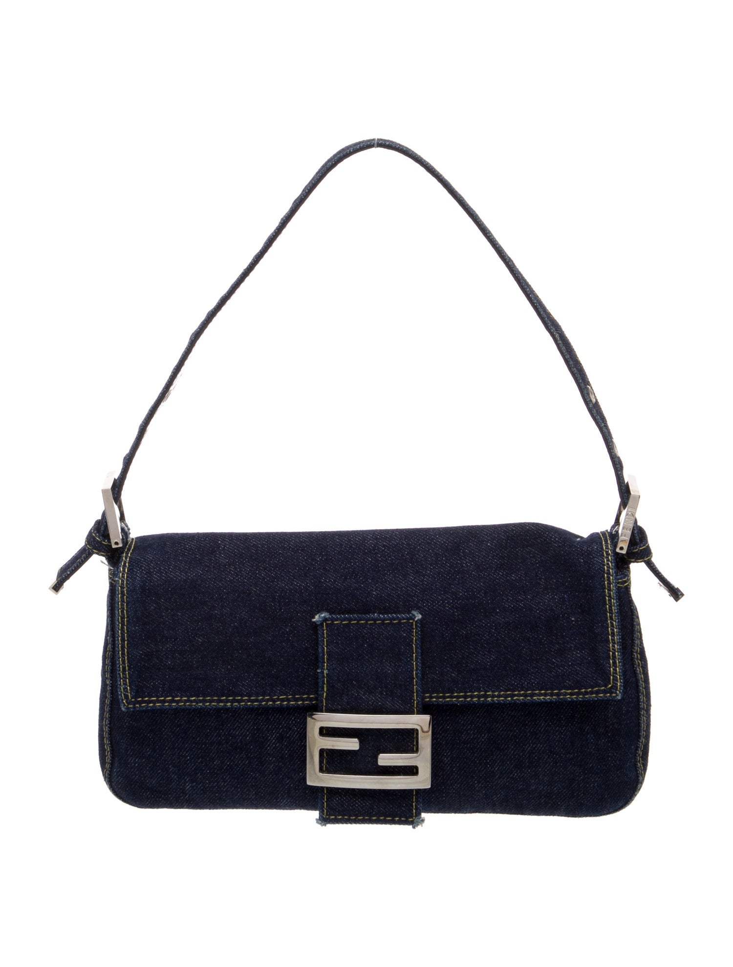 Fendi Denim Baguette Vintage