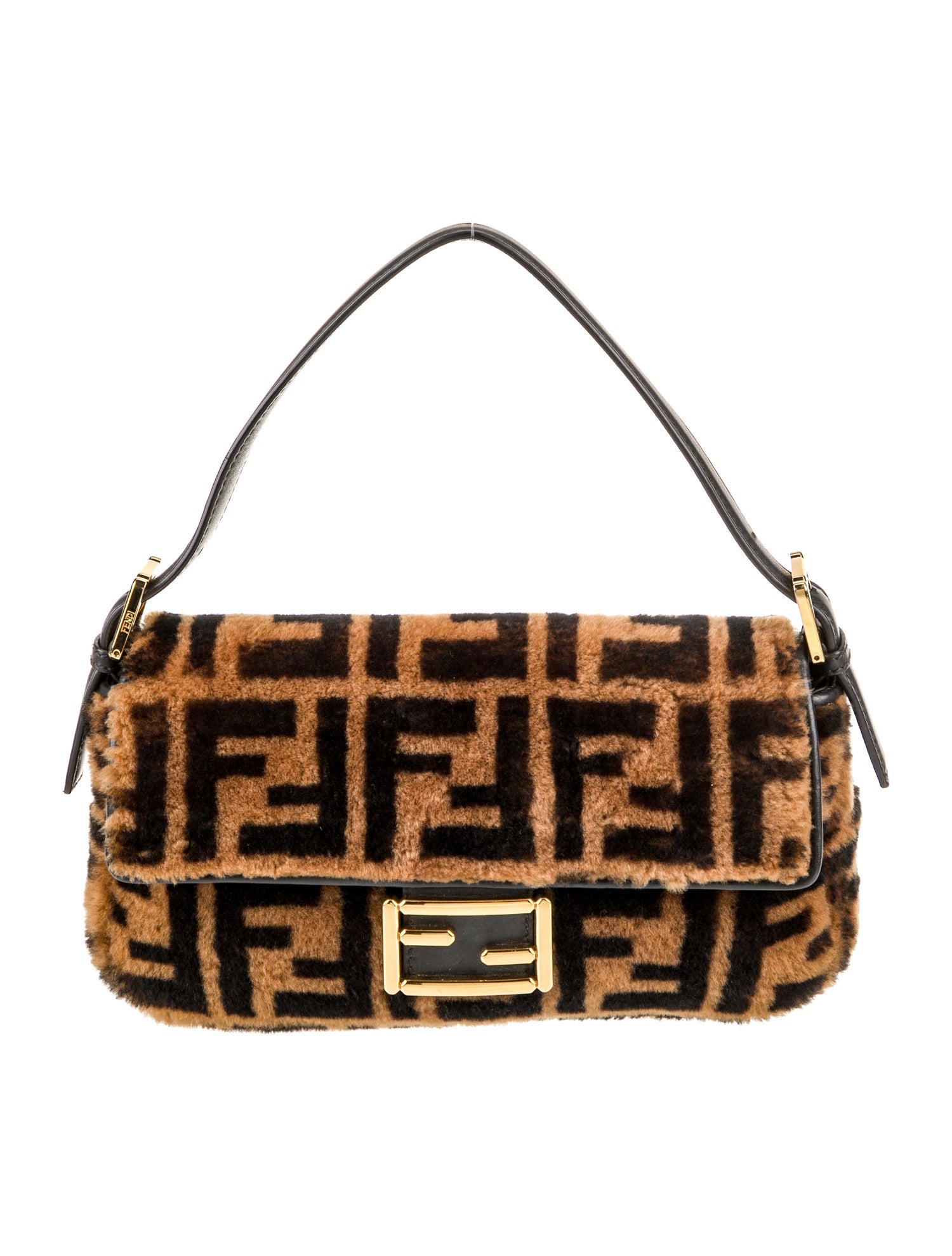 Fendi Shearling Baguette