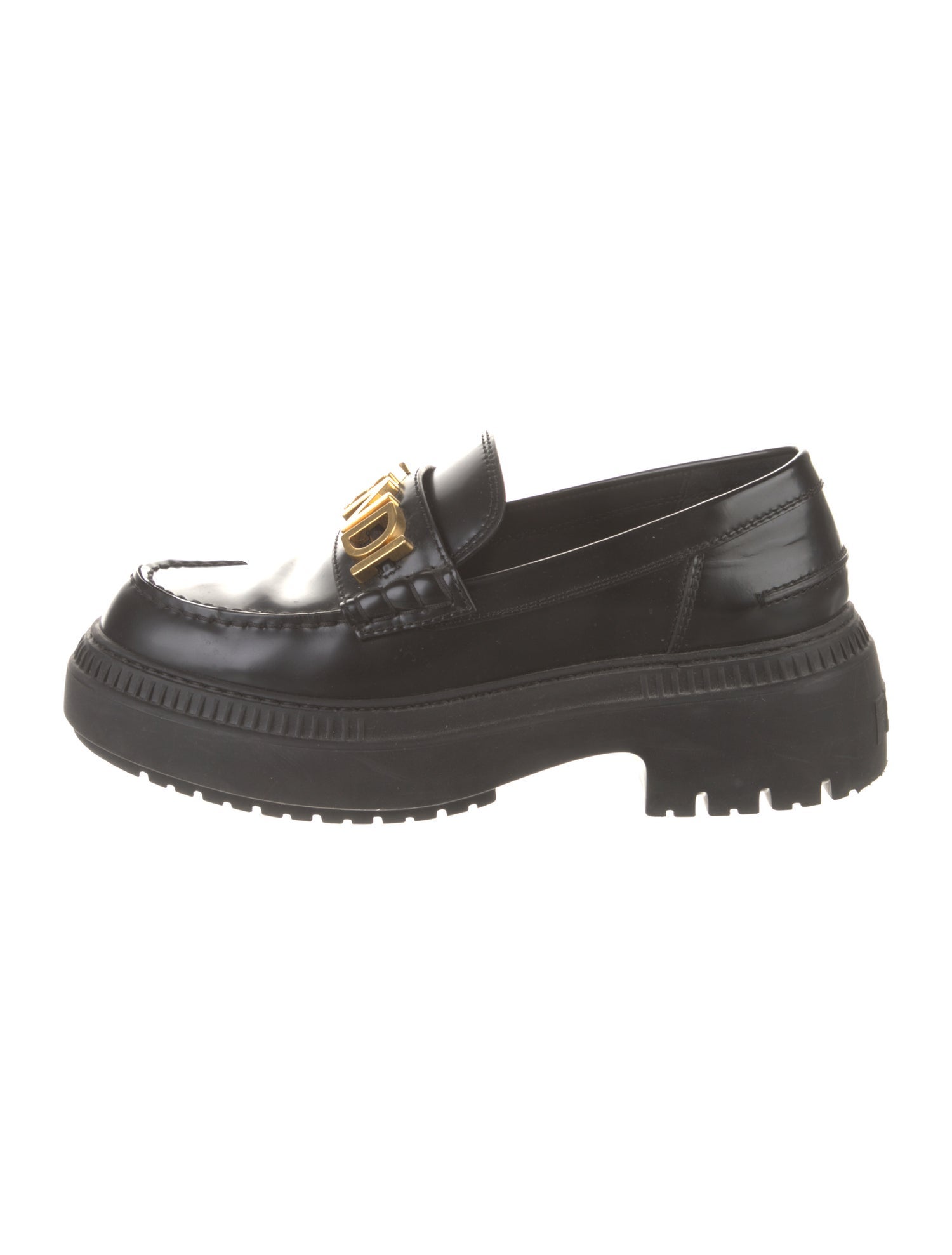 Fendi Leather Loafers