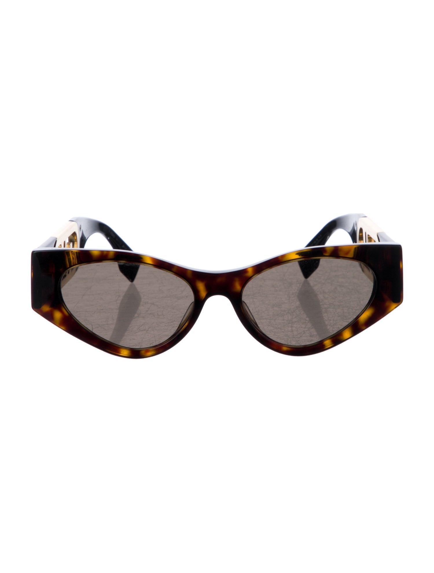 Fendi Zucca FF Logo Cat-Eye Sunglasses