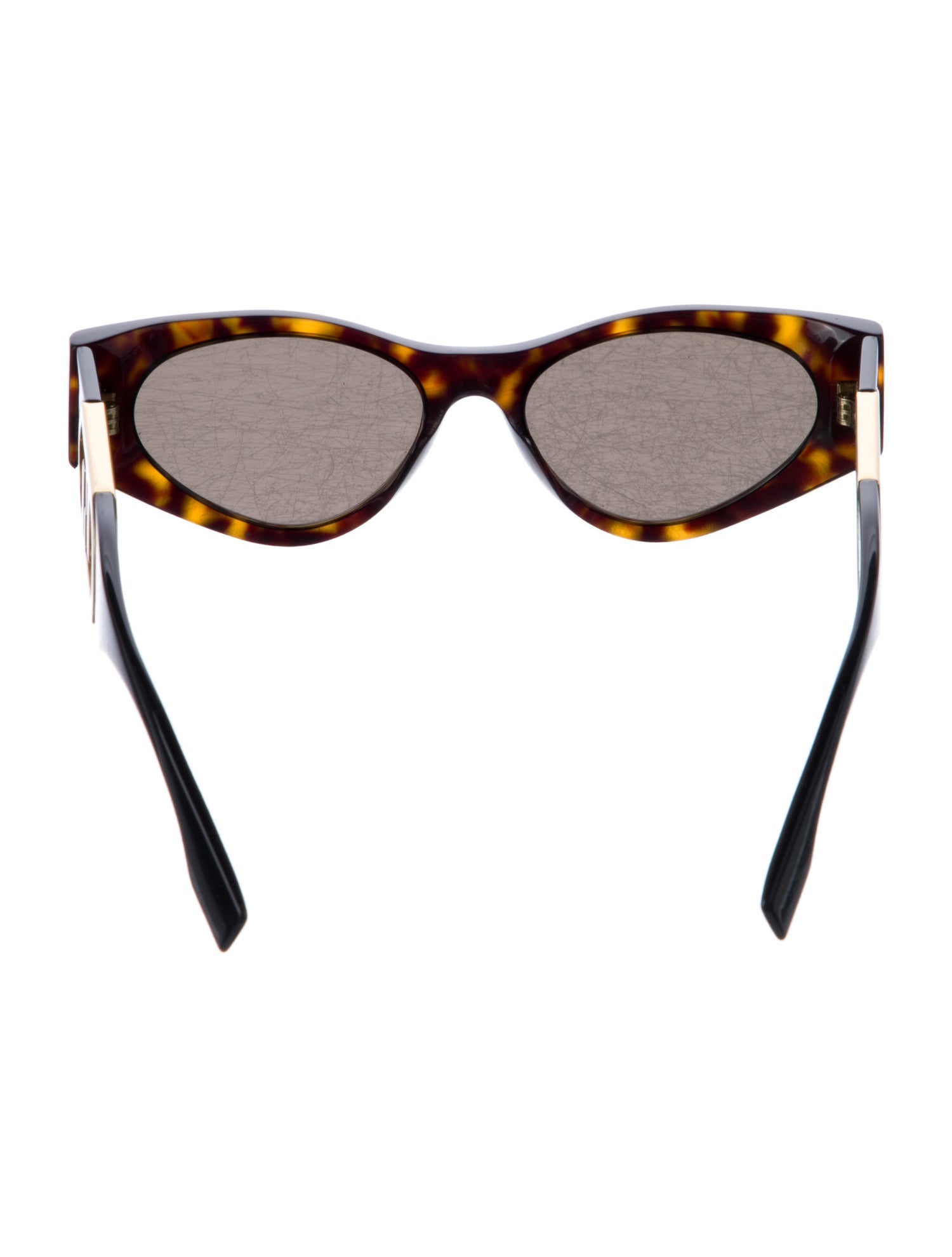 Fendi Zucca FF Logo Cat-Eye Sunglasses