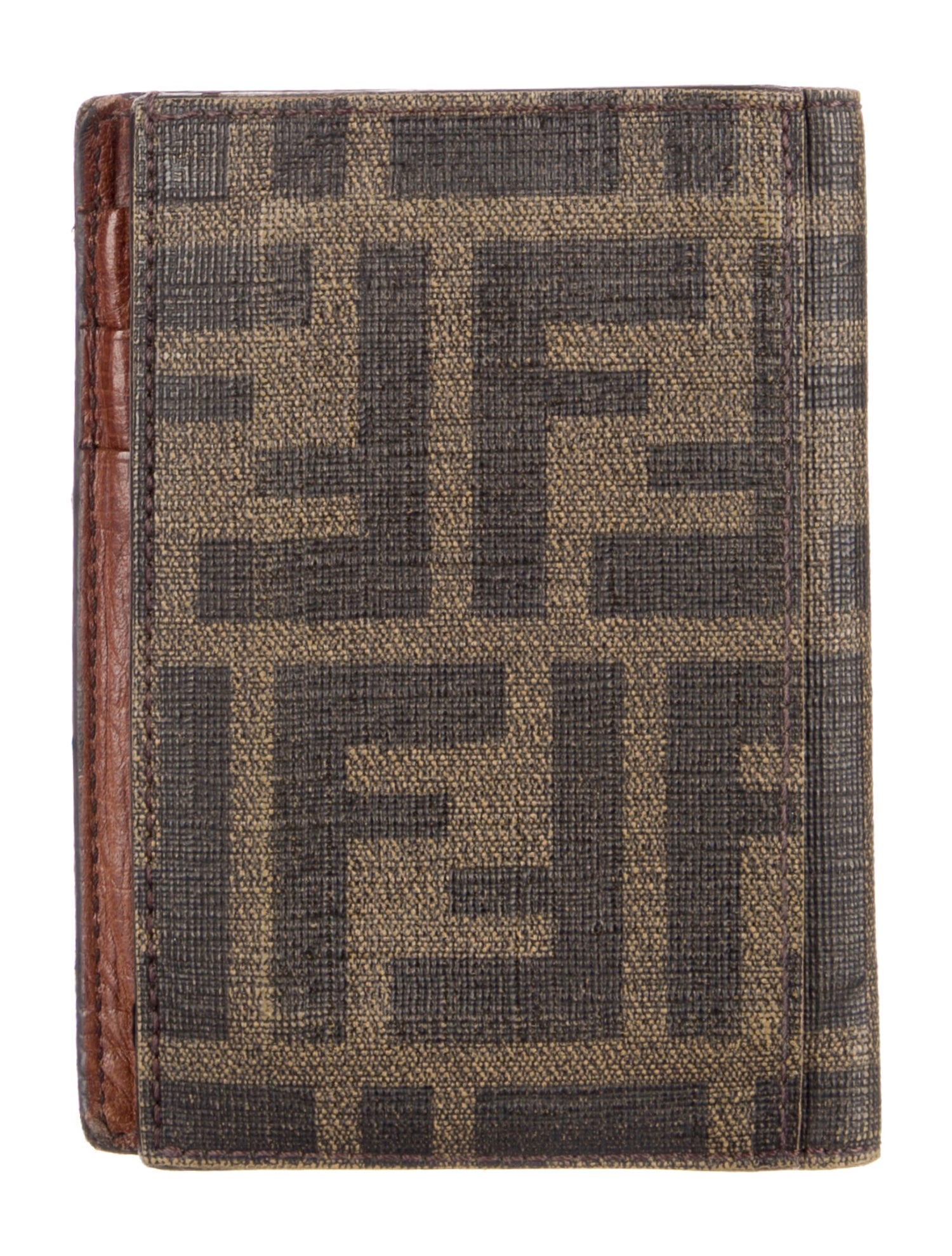 Fendi Leather Printed Wallet