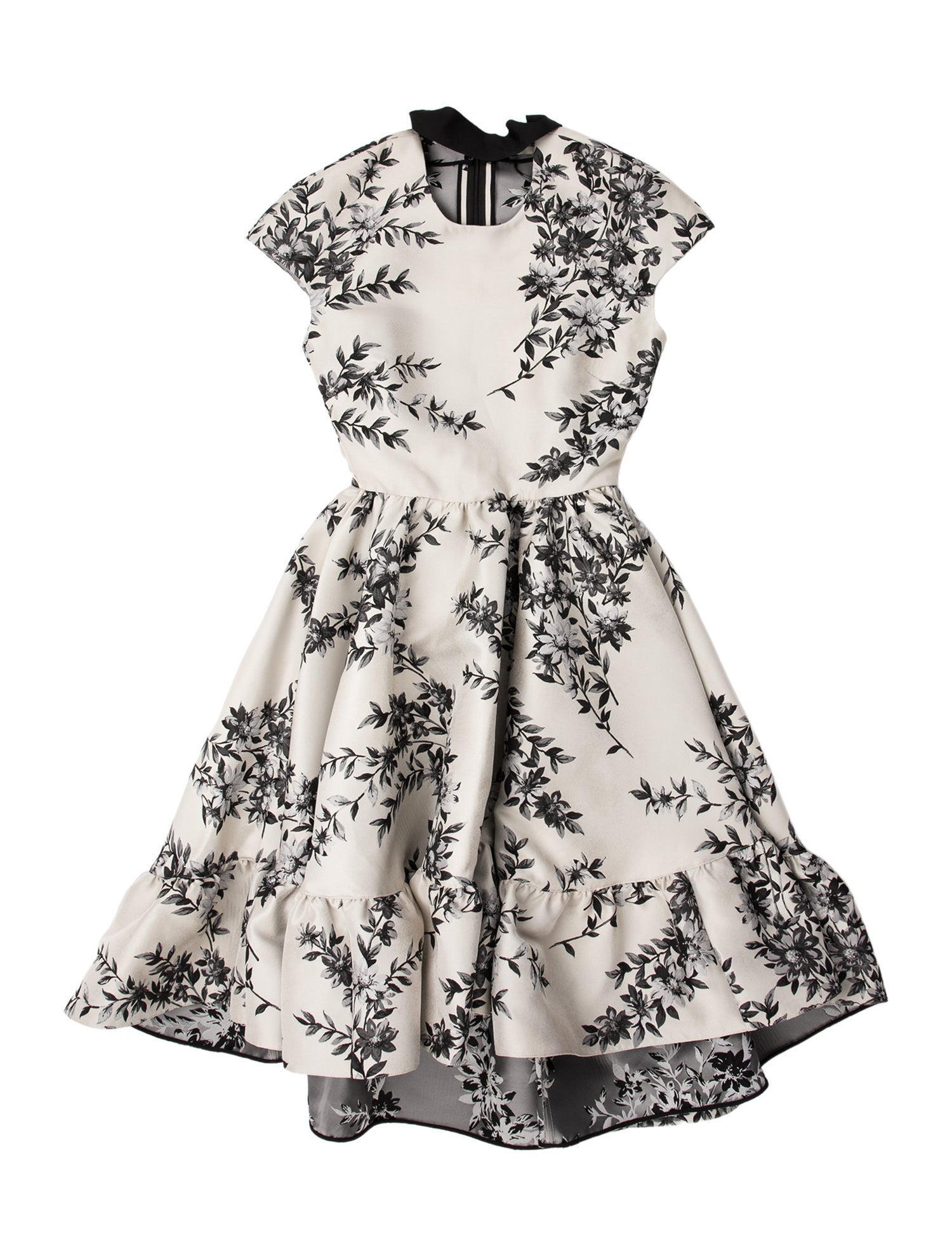 Fendi Floral Print Midi Length Dress