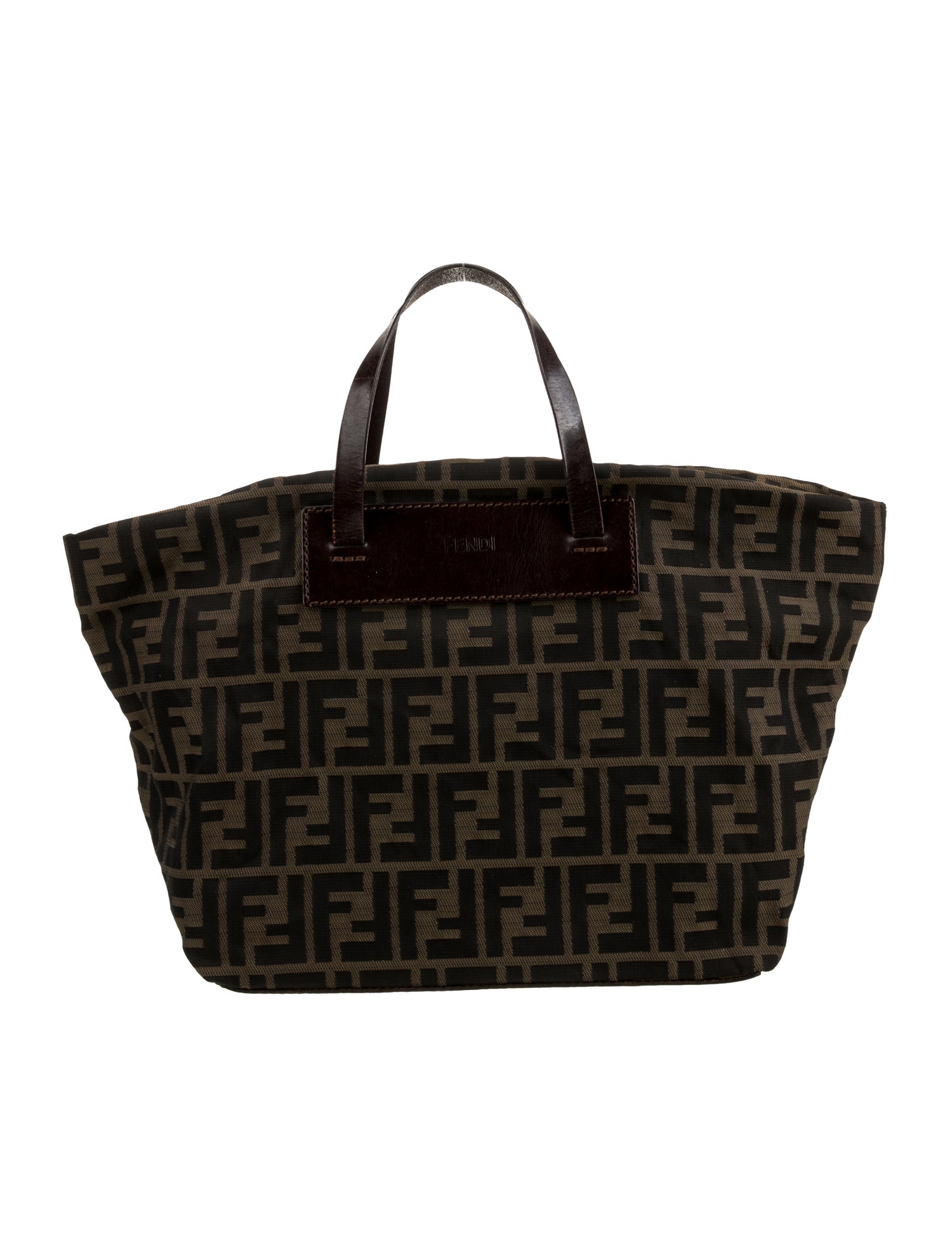 Fendi Zucca FF Top Handle Bag Vintage