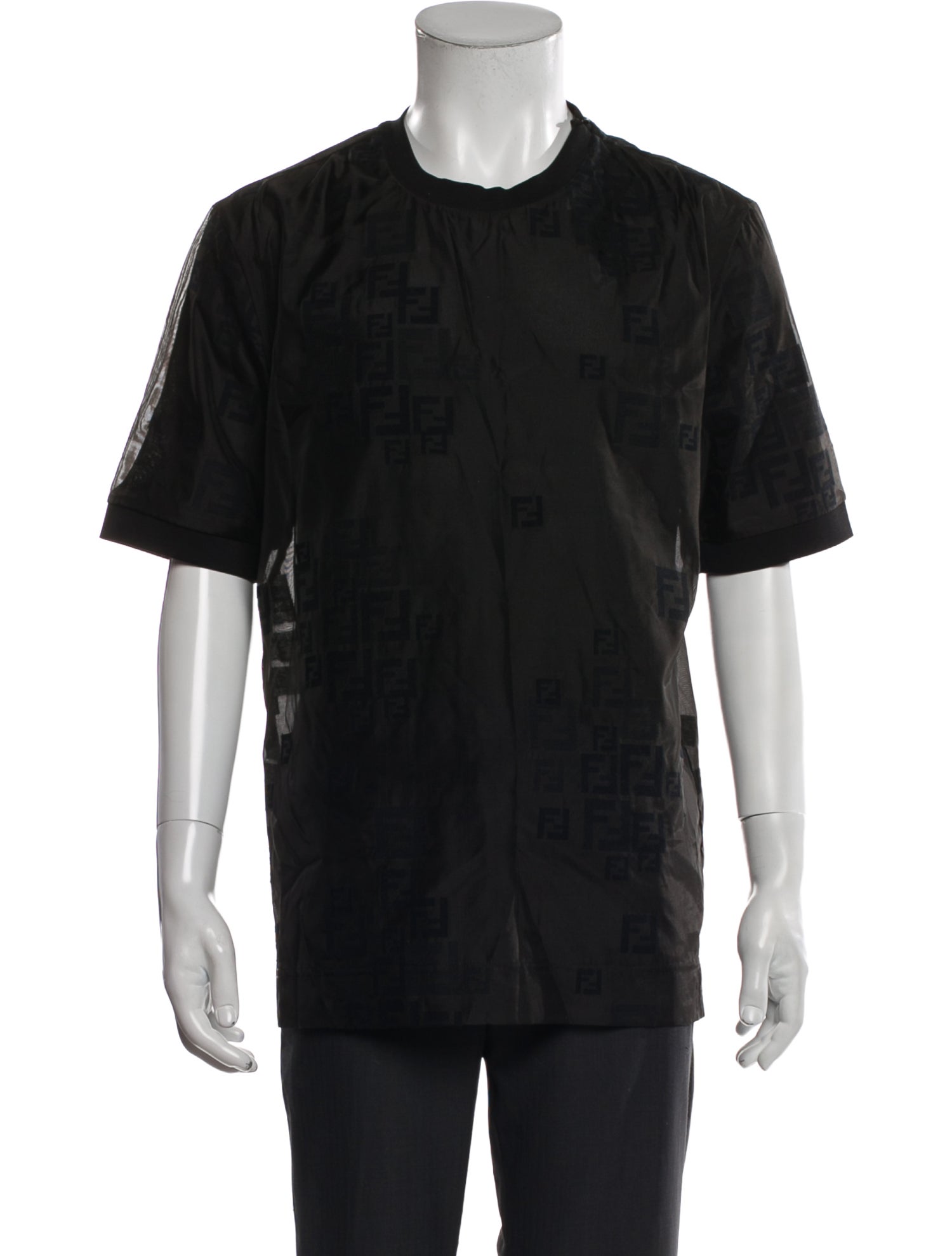 Fendi Crew Neck Short Sleeve T-Shirt