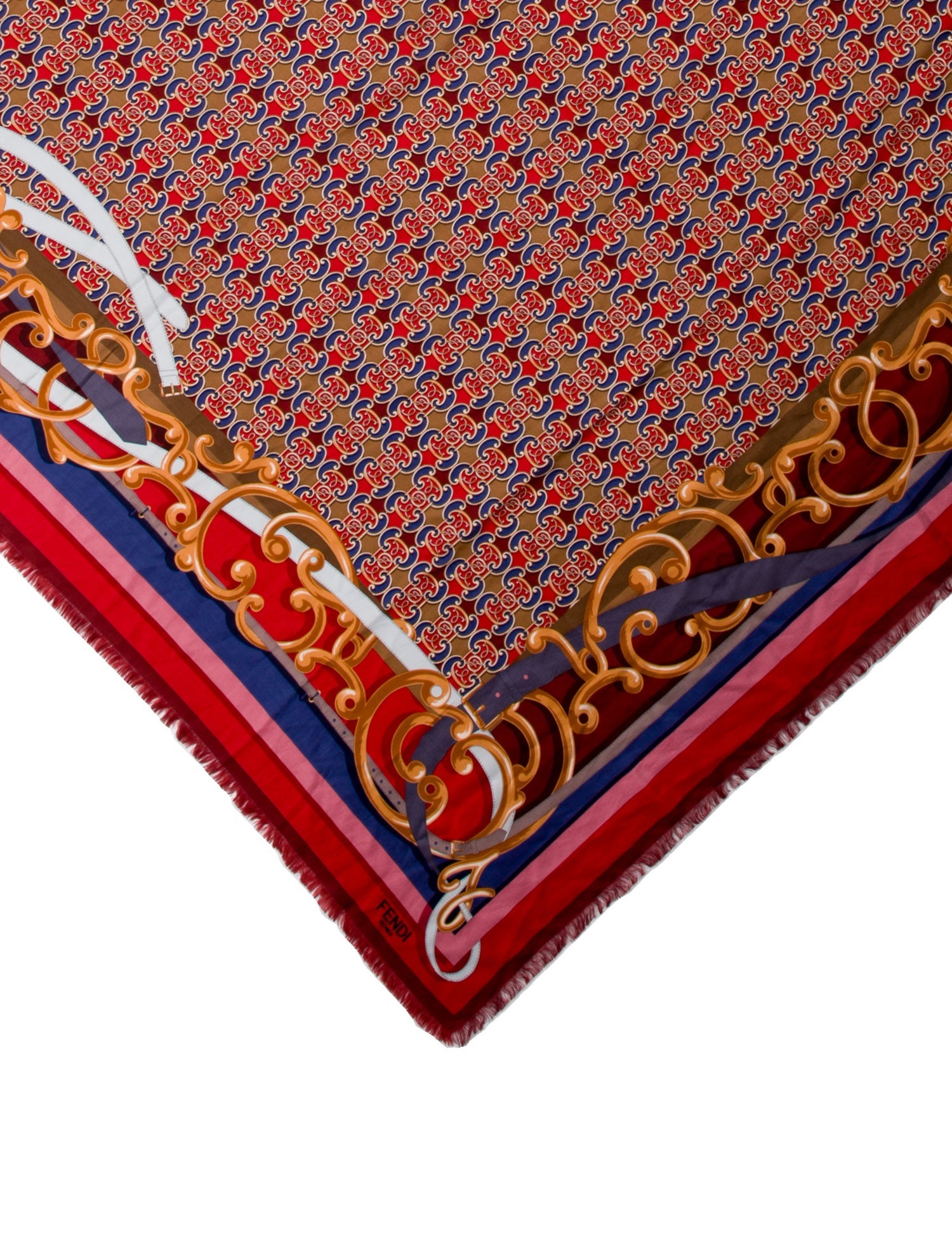 Fendi Silk Printed Scarf