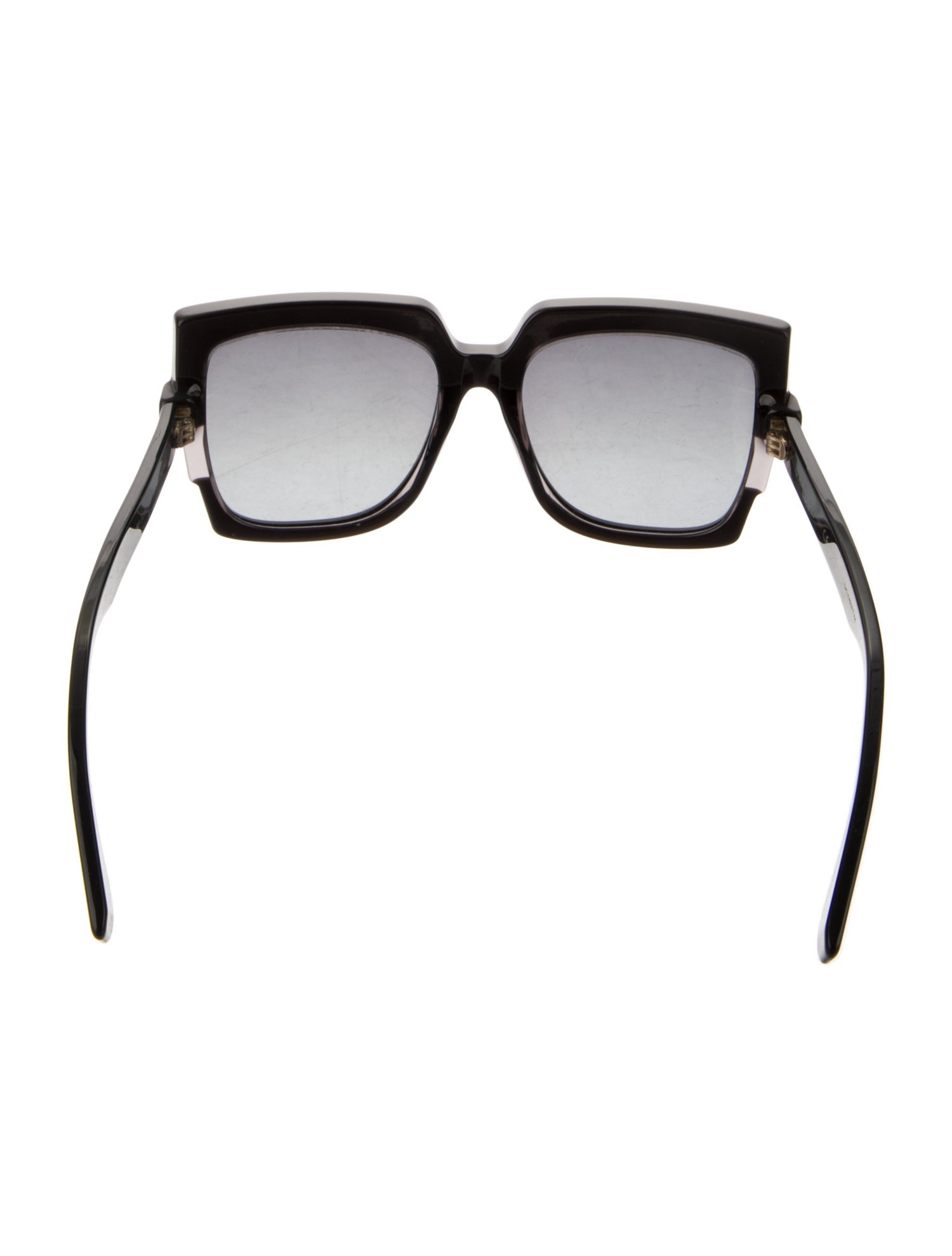 Fendi Zucca FF Logo Square Sunglasses