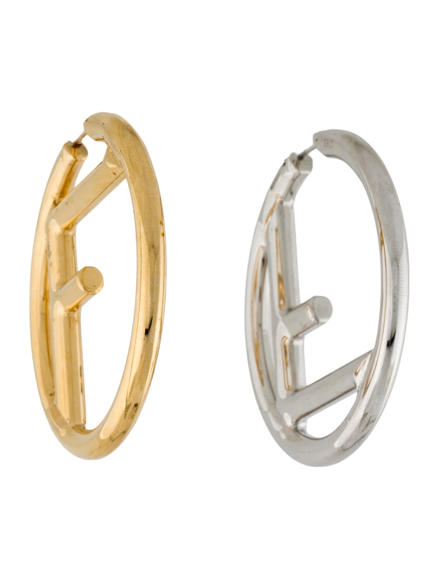 Fendi F is Fendi Hoop Earrings